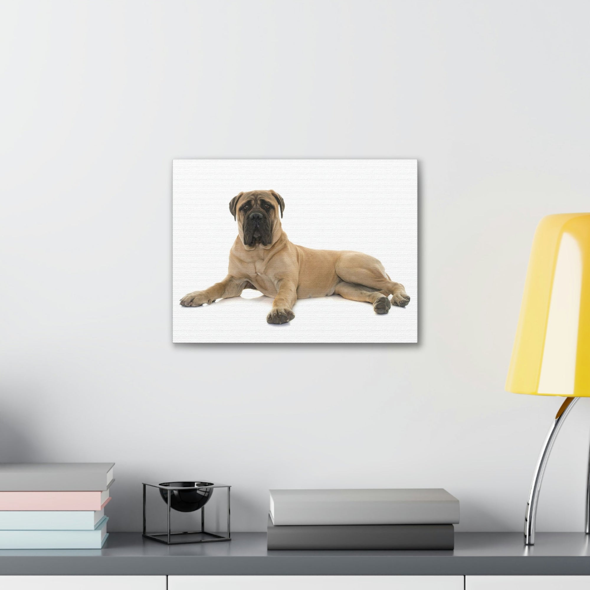 Scripture Walls Majestic Bull Mastiff Art Majestic Bull Mastiff Print Animal Wall Art Wildlife Canvas Prints Wall Art Ready to Hang Unframed-Express Your Love Gifts