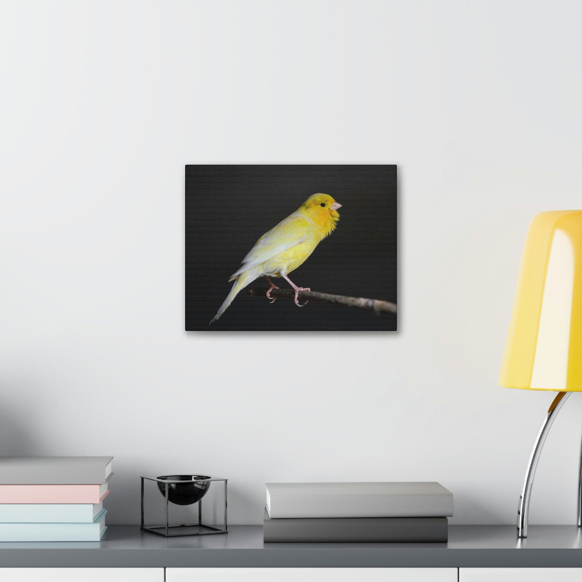 Scripture Walls Majestic Canary Art Majestic Canary Print Animal Wall Art Wildlife Canvas Prints Wall Art Ready to Hang Unframed-Express Your Love Gifts