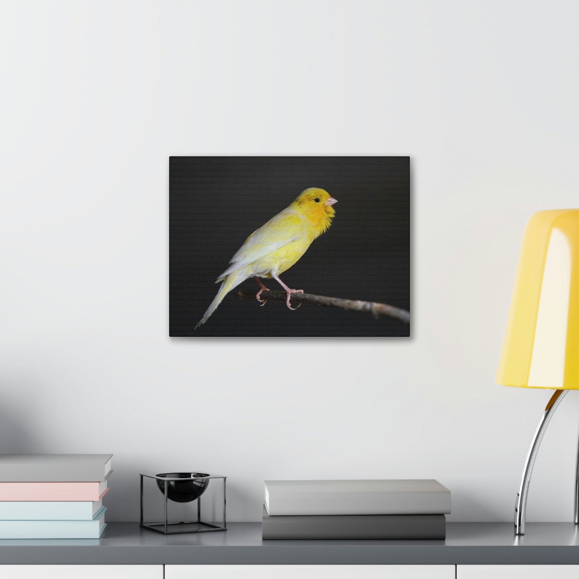 Scripture Walls Majestic Canary Art Majestic Canary Print Animal Wall Art Wildlife Canvas Prints Wall Art Ready to Hang Unframed-Express Your Love Gifts