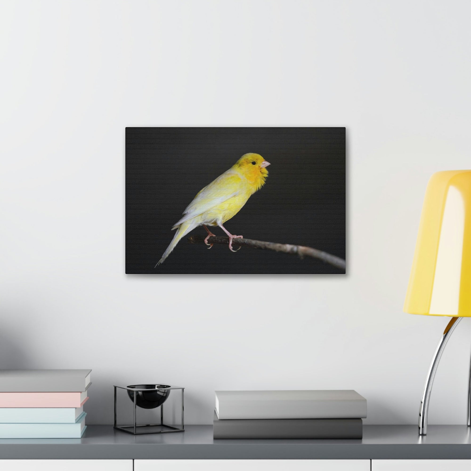 Scripture Walls Majestic Canary Art Majestic Canary Print Animal Wall Art Wildlife Canvas Prints Wall Art Ready to Hang Unframed-Express Your Love Gifts