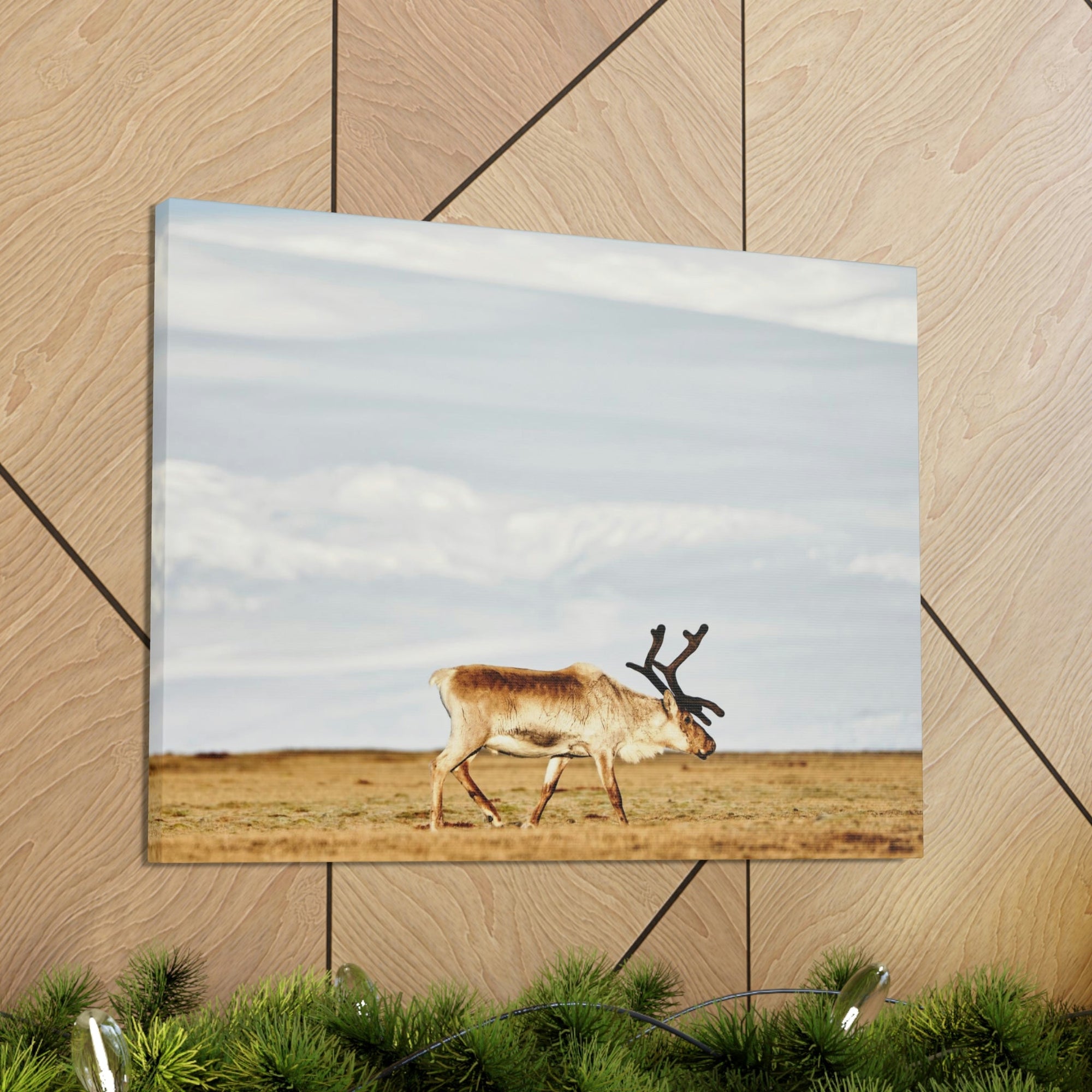 Scripture Walls Majestic Caribou Art Majestic Caribou Print Animal Wall Art Wildlife Canvas Prints Wall Art Ready to Hang Unframed-Express Your Love Gifts