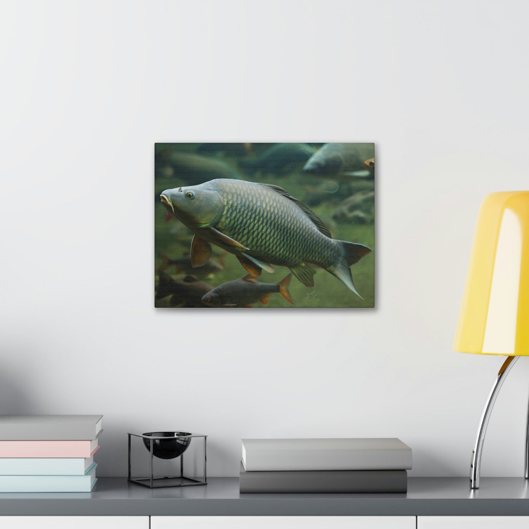 Scripture Walls Majestic Carp Art Majestic Carp Print Animal Wall Art Wildlife Canvas Prints Wall Art Ready to Hang Unframed-Express Your Love Gifts