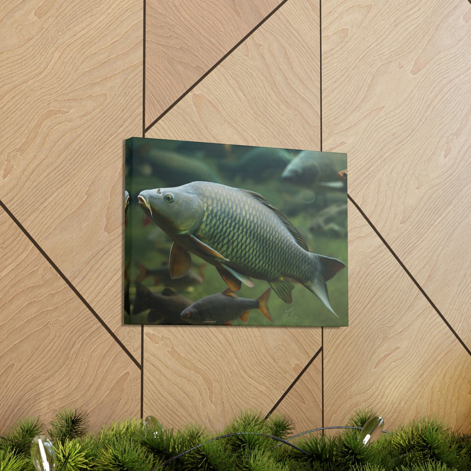 Scripture Walls Majestic Carp Art Majestic Carp Print Animal Wall Art Wildlife Canvas Prints Wall Art Ready to Hang Unframed-Express Your Love Gifts