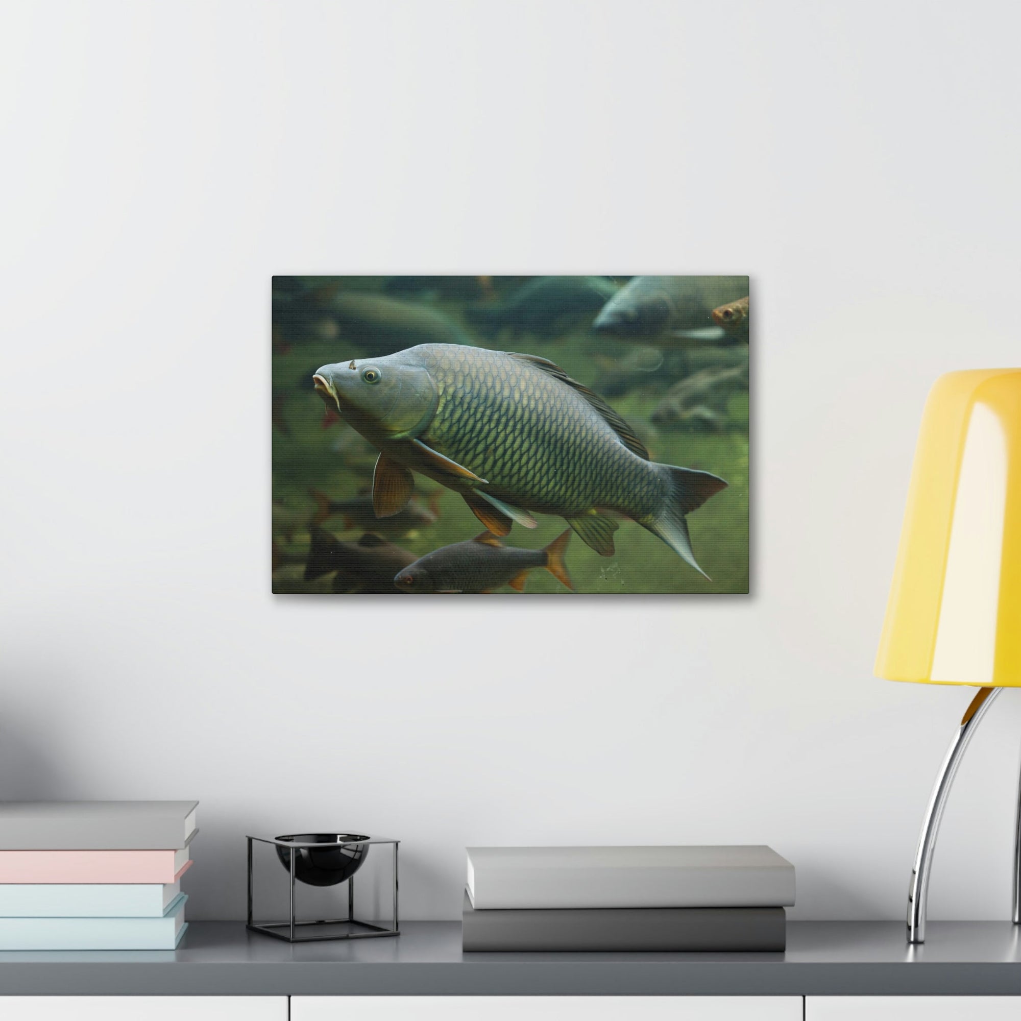 Scripture Walls Majestic Carp Art Majestic Carp Print Animal Wall Art Wildlife Canvas Prints Wall Art Ready to Hang Unframed-Express Your Love Gifts