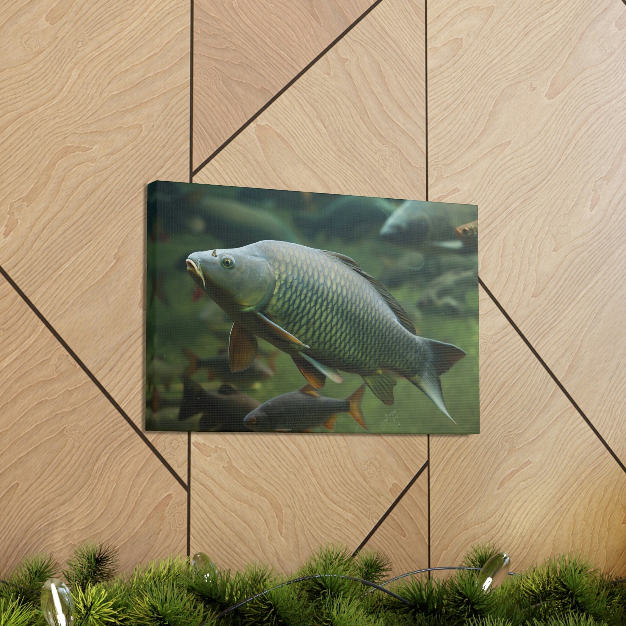 Scripture Walls Majestic Carp Art Majestic Carp Print Animal Wall Art Wildlife Canvas Prints Wall Art Ready to Hang Unframed-Express Your Love Gifts