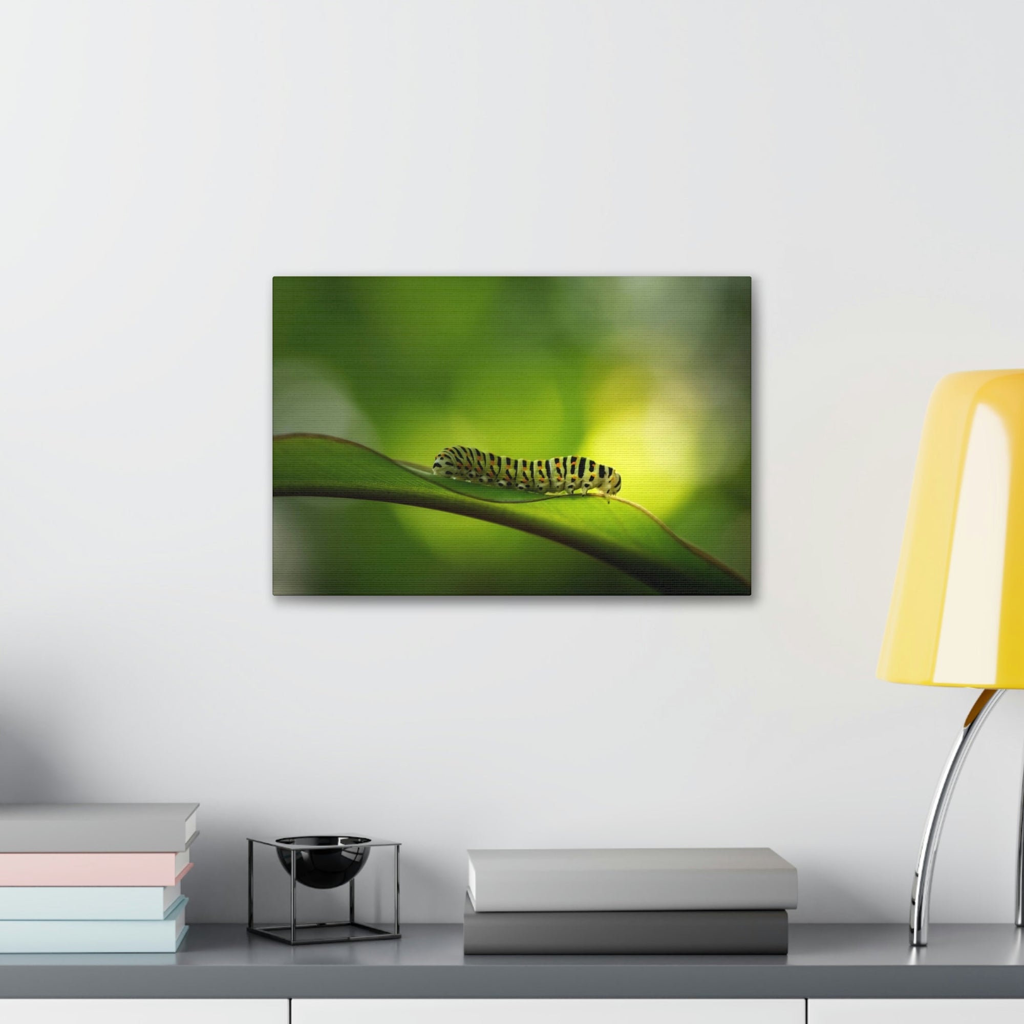 Scripture Walls Majestic Caterpillar Art Majestic Caterpillar Print Animal Wall Art Wildlife Canvas Prints Wall Art Ready to Hang Unframed-Express Your Love Gifts