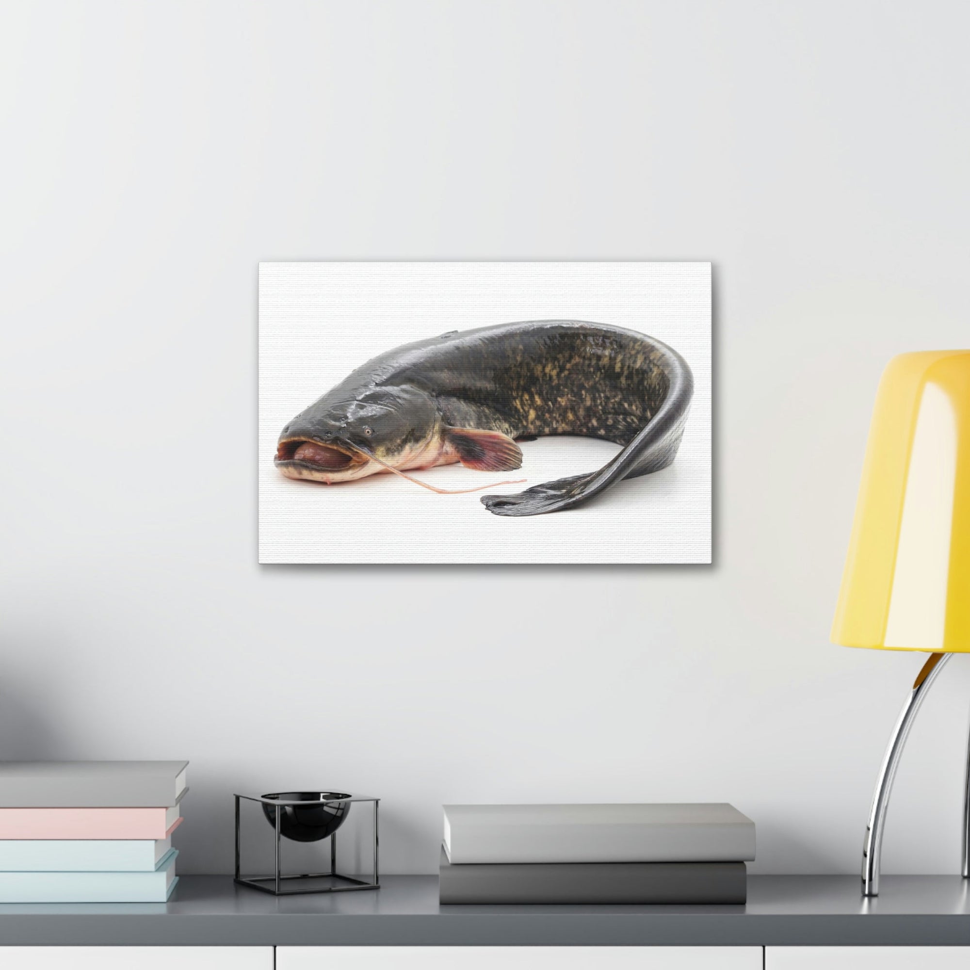 Scripture Walls Majestic Catfish Art Majestic Catfish Print Animal Wall Art Wildlife Canvas Prints Wall Art Ready to Hang Unframed-Express Your Love Gifts