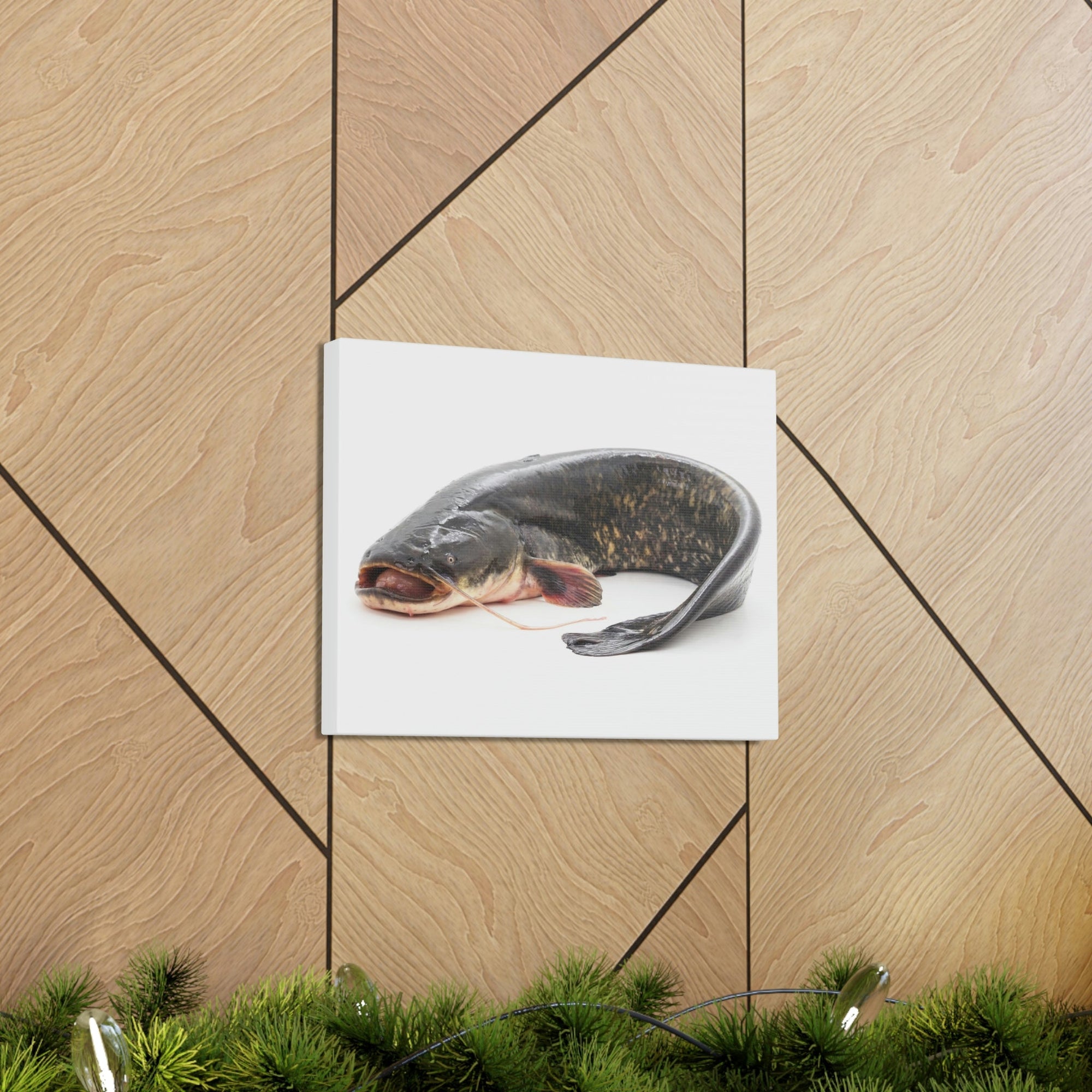 Scripture Walls Majestic Catfish Art Majestic Catfish Print Animal Wall Art Wildlife Canvas Prints Wall Art Ready to Hang Unframed-Express Your Love Gifts