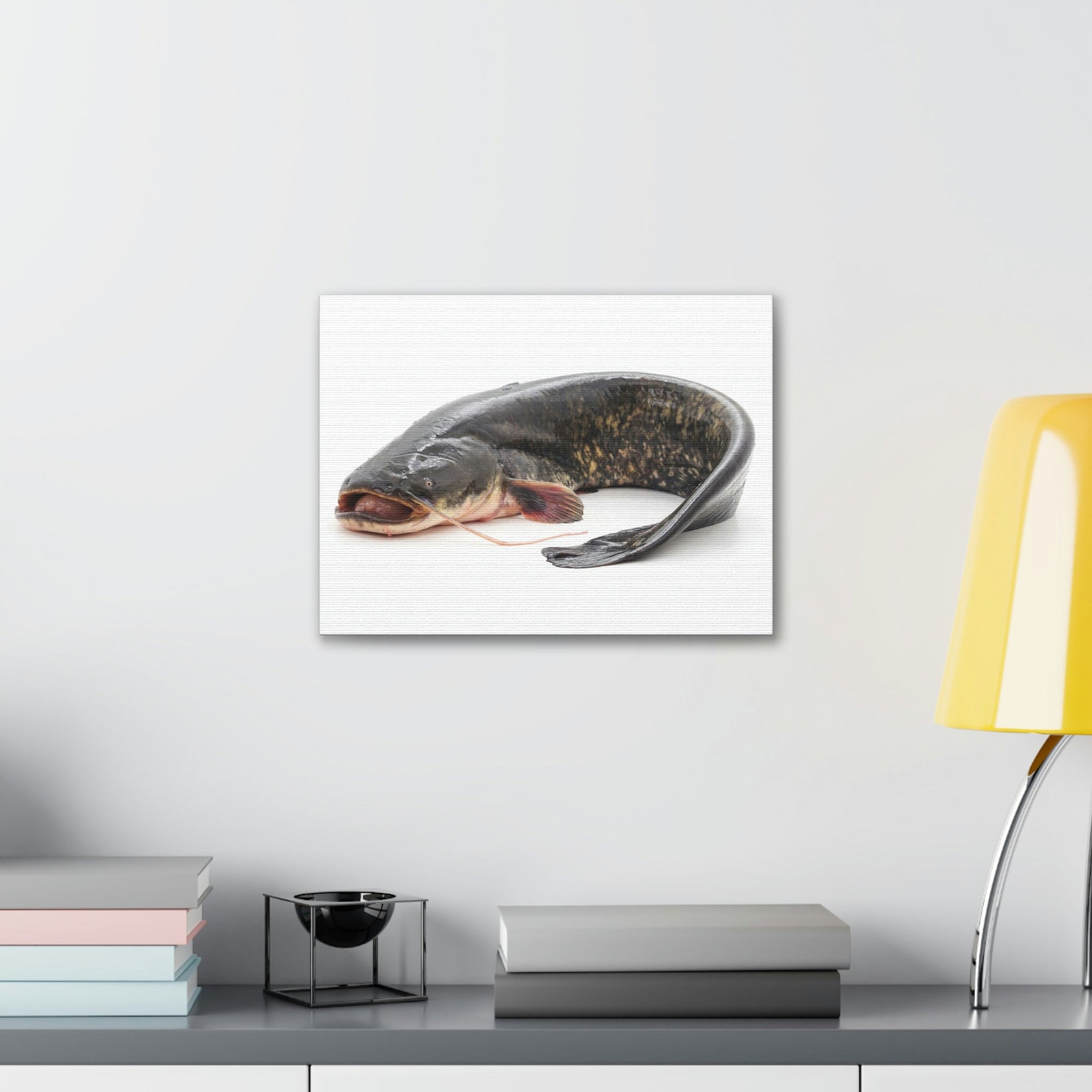 Scripture Walls Majestic Catfish Art Majestic Catfish Print Animal Wall Art Wildlife Canvas Prints Wall Art Ready to Hang Unframed-Express Your Love Gifts