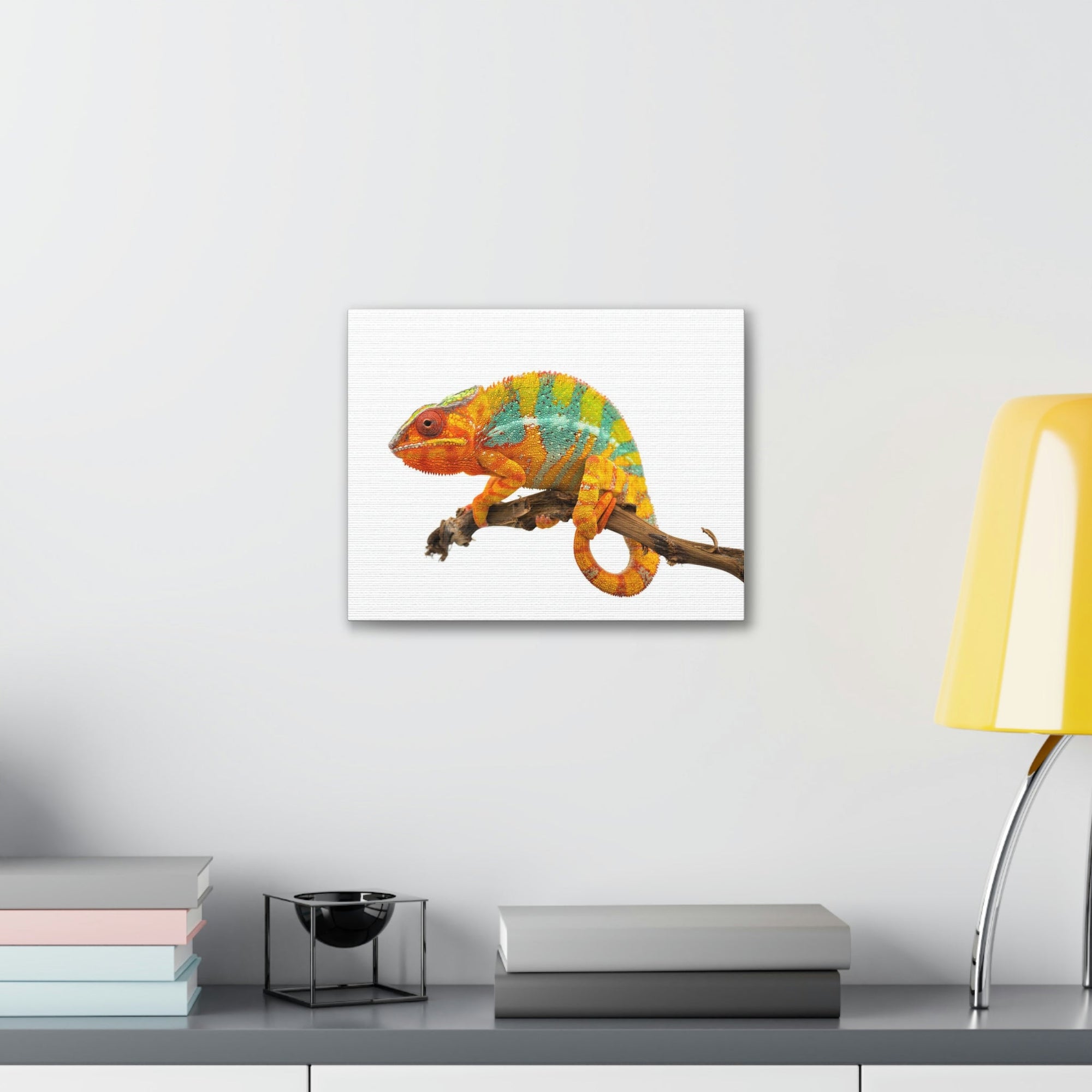 Scripture Walls Majestic Chameleon Art Majestic Chameleon Print Animal Wall Art Wildlife Canvas Prints Wall Art Ready to Hang Unframed-Express Your Love Gifts