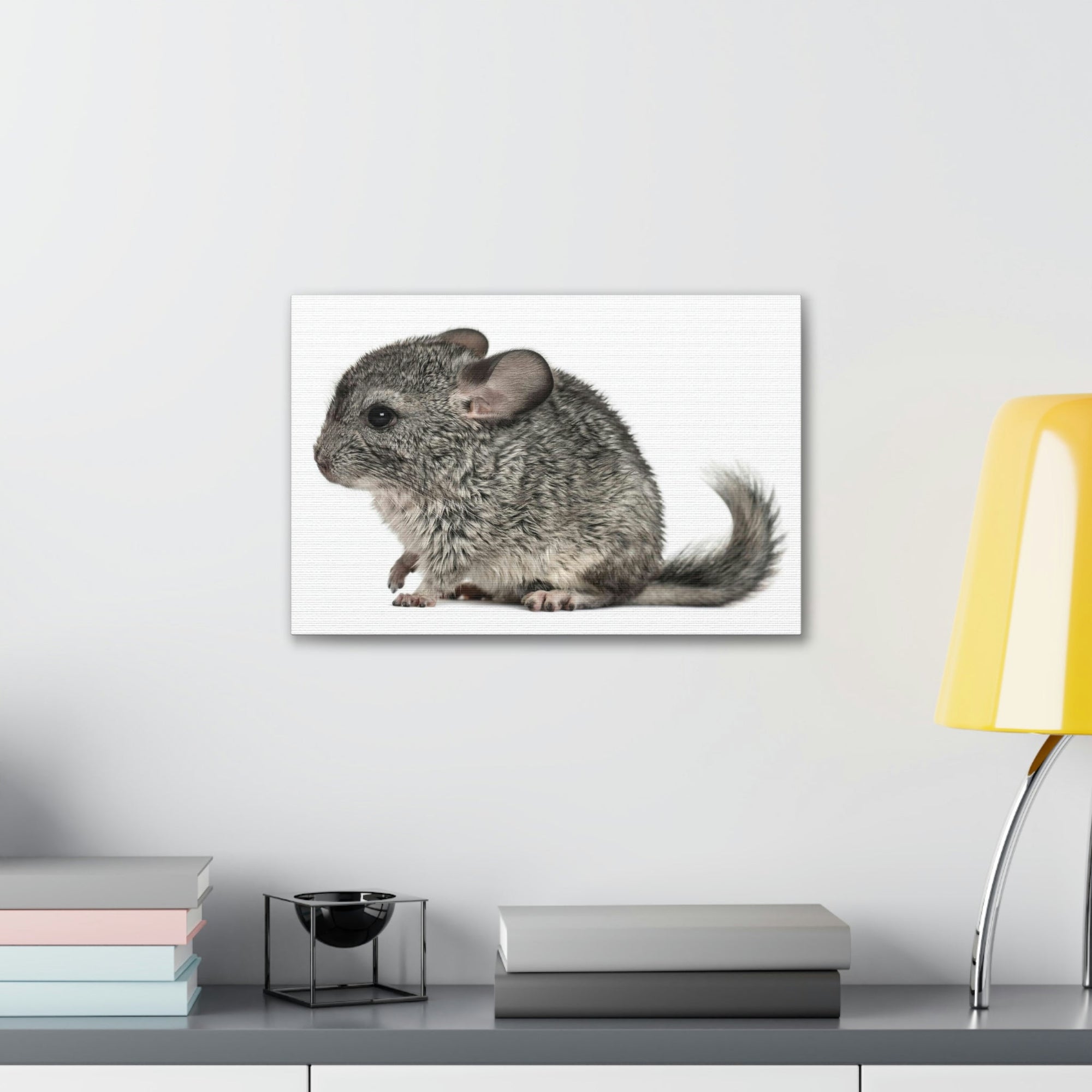 Scripture Walls Majestic Chinchilla Art Majestic Chinchilla Print Animal Wall Art Wildlife Canvas Prints Wall Art Ready to Hang Unframed-Express Your Love Gifts