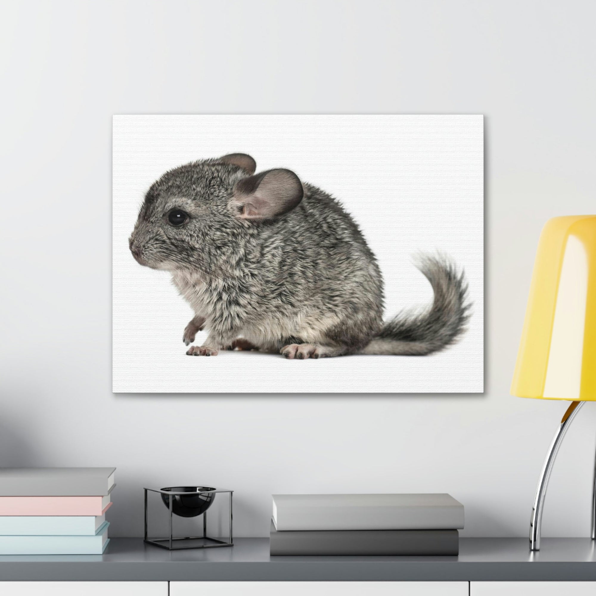 Scripture Walls Majestic Chinchilla Art Majestic Chinchilla Print Animal Wall Art Wildlife Canvas Prints Wall Art Ready to Hang Unframed-Express Your Love Gifts