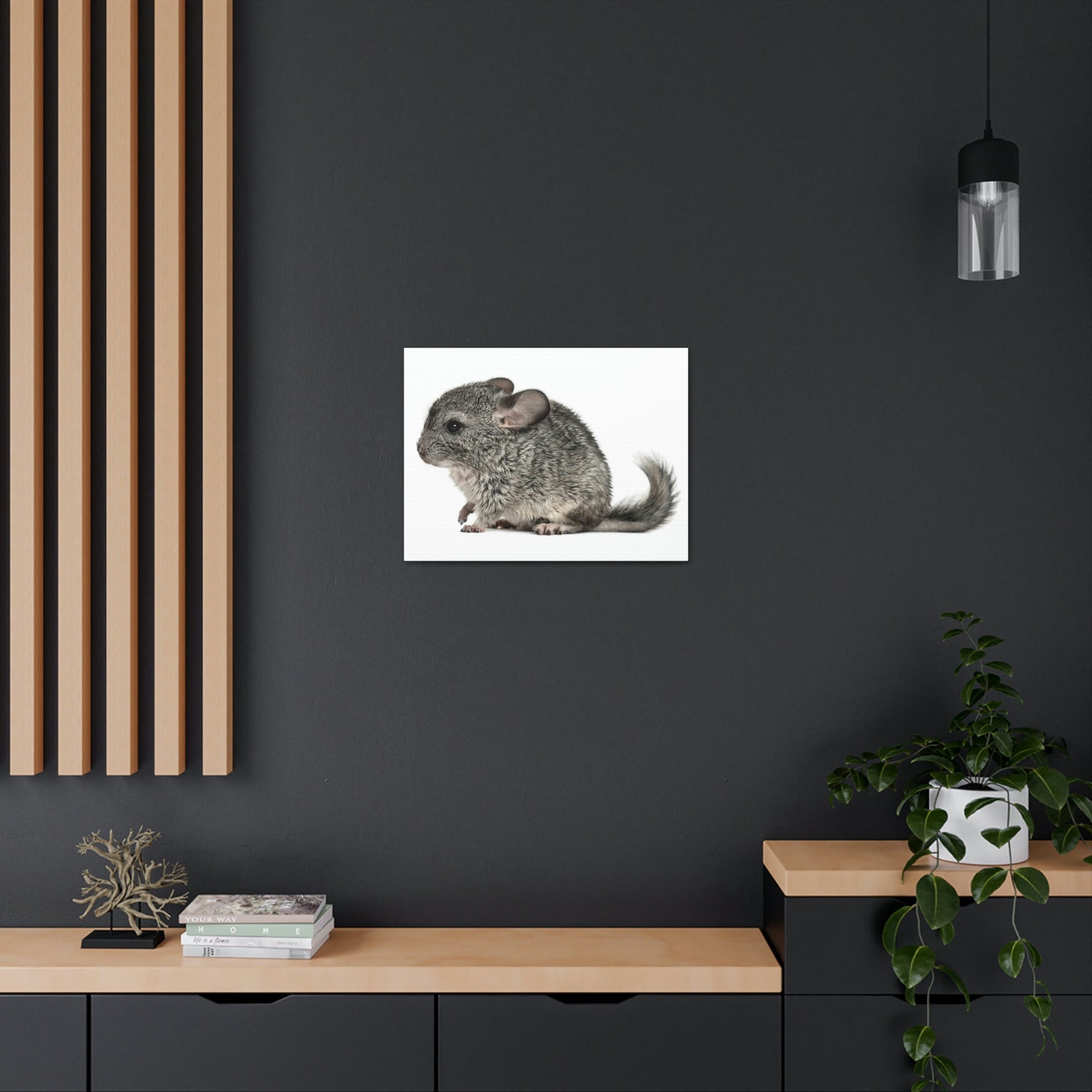 Scripture Walls Majestic Chinchilla Art Majestic Chinchilla Print Animal Wall Art Wildlife Canvas Prints Wall Art Ready to Hang Unframed-Express Your Love Gifts