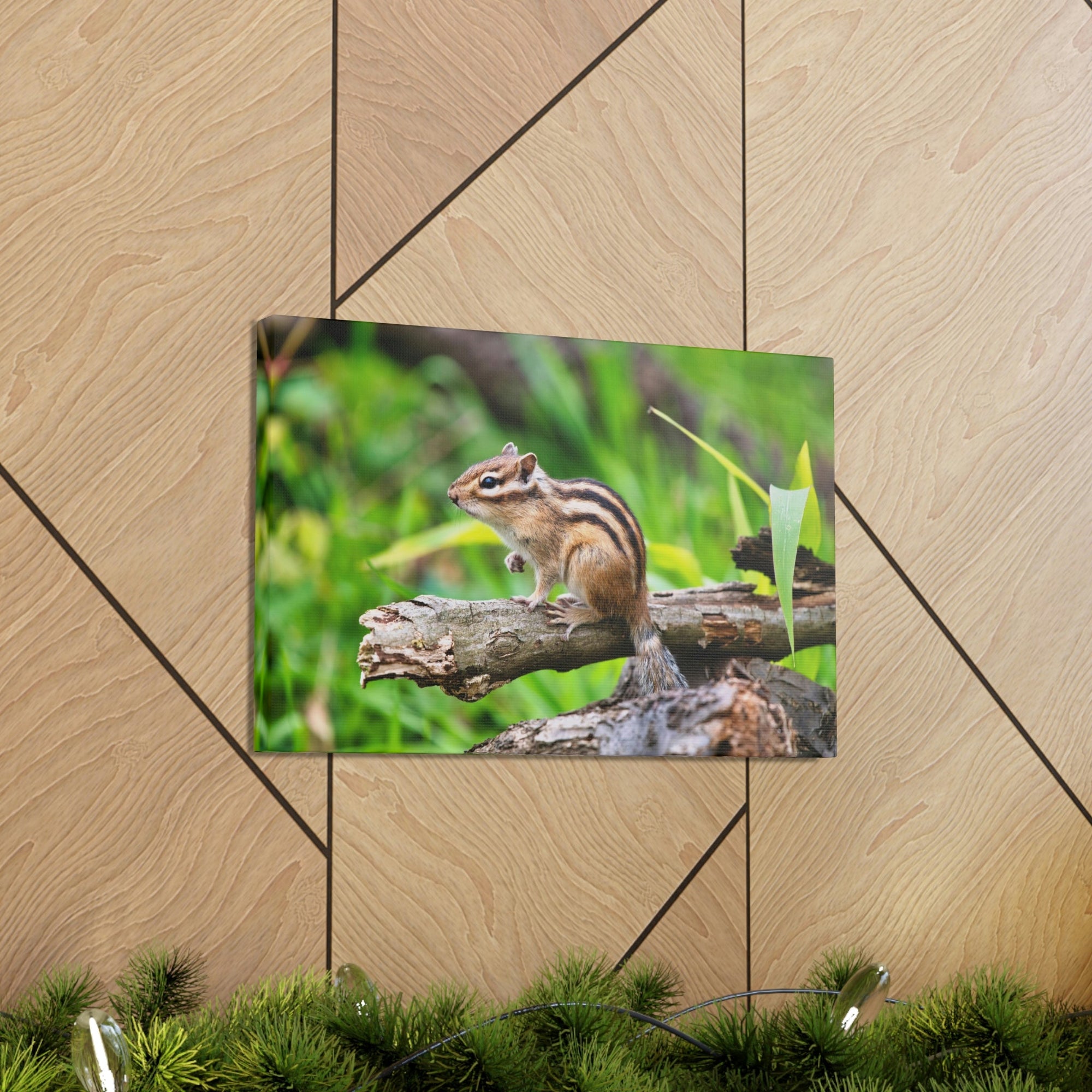 Scripture Walls Majestic Chipmunk Art Majestic Chipmunk Print Animal Wall Art Wildlife Canvas Prints Wall Art Ready to Hang Unframed-Express Your Love Gifts