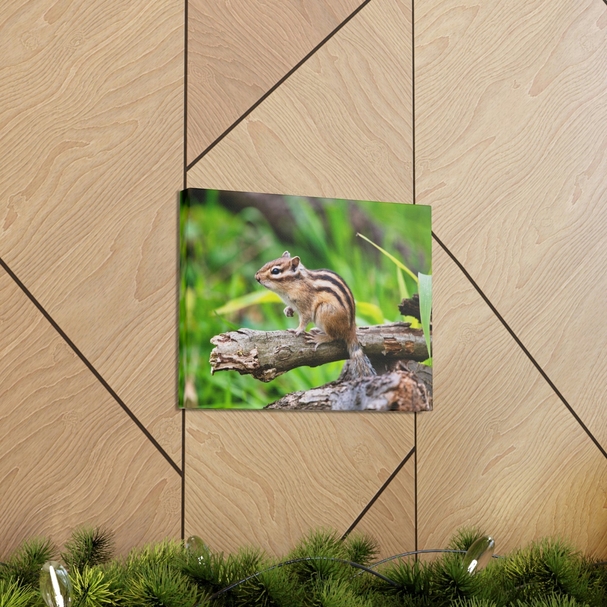 Scripture Walls Majestic Chipmunk Art Majestic Chipmunk Print Animal Wall Art Wildlife Canvas Prints Wall Art Ready to Hang Unframed-Express Your Love Gifts