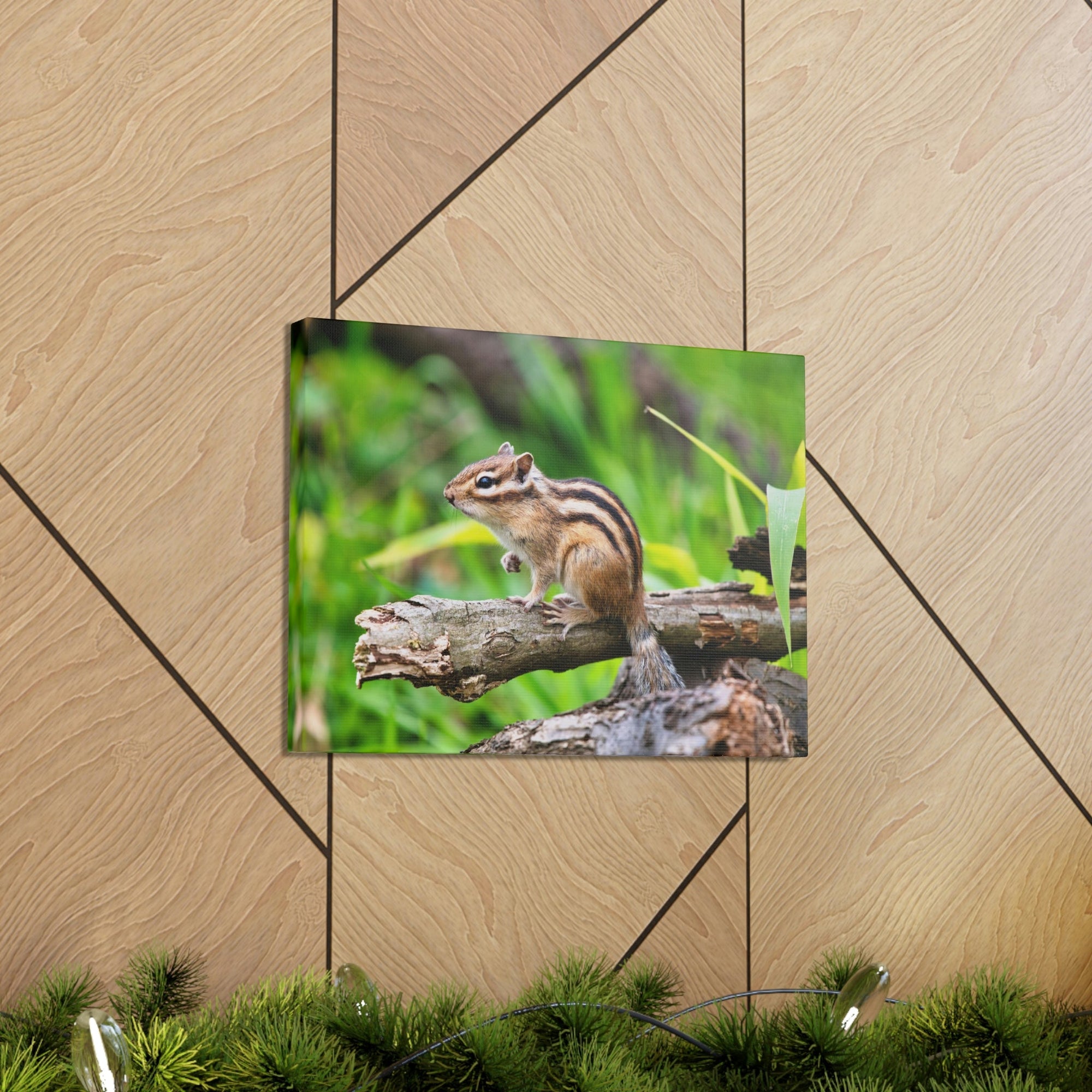 Scripture Walls Majestic Chipmunk Art Majestic Chipmunk Print Animal Wall Art Wildlife Canvas Prints Wall Art Ready to Hang Unframed-Express Your Love Gifts