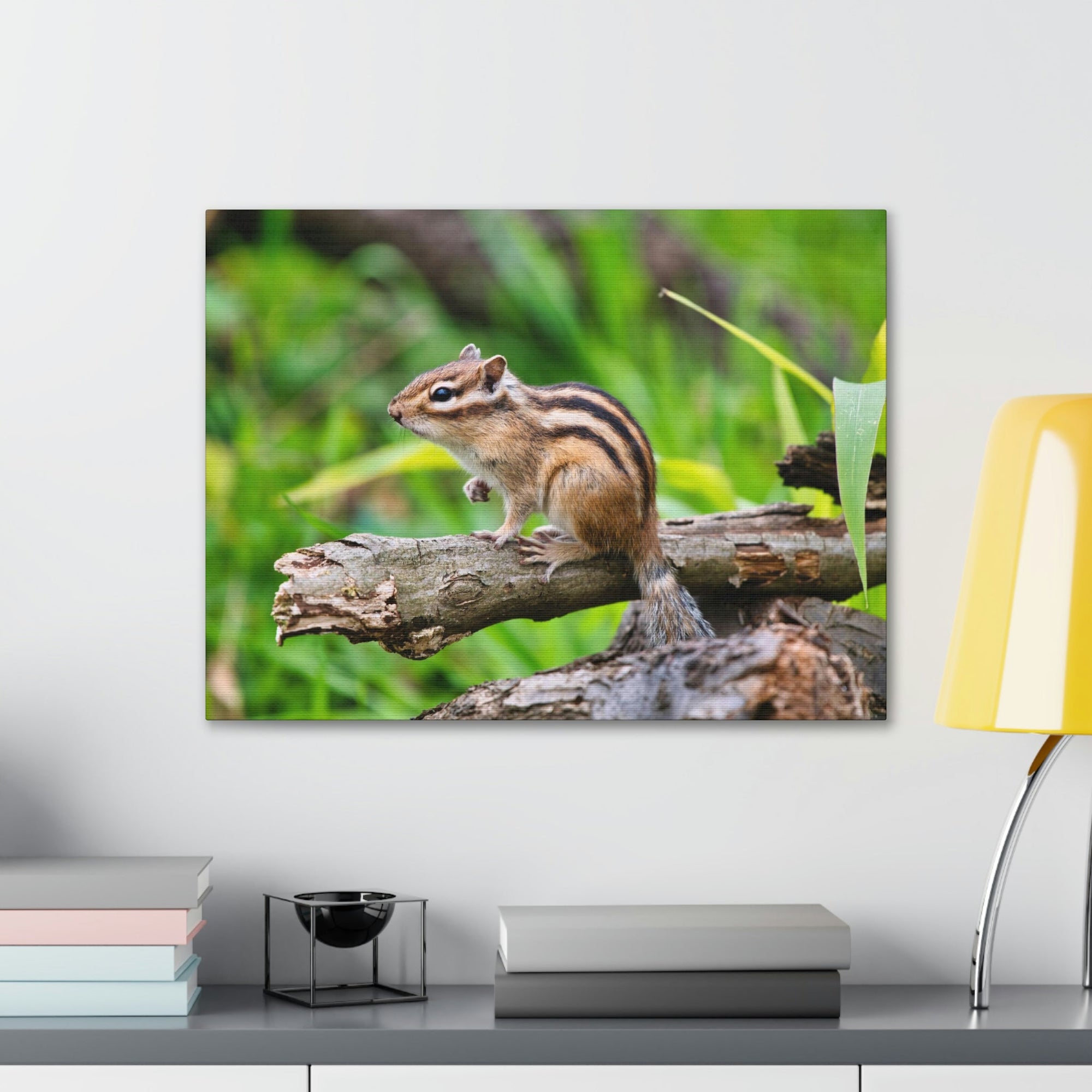 Scripture Walls Majestic Chipmunk Art Majestic Chipmunk Print Animal Wall Art Wildlife Canvas Prints Wall Art Ready to Hang Unframed-Express Your Love Gifts