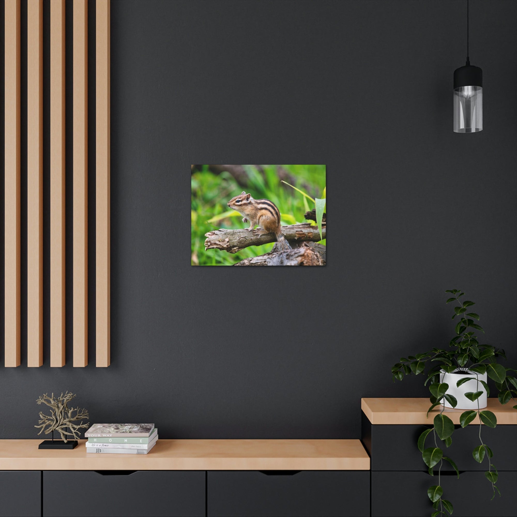 Scripture Walls Majestic Chipmunk Art Majestic Chipmunk Print Animal Wall Art Wildlife Canvas Prints Wall Art Ready to Hang Unframed-Express Your Love Gifts