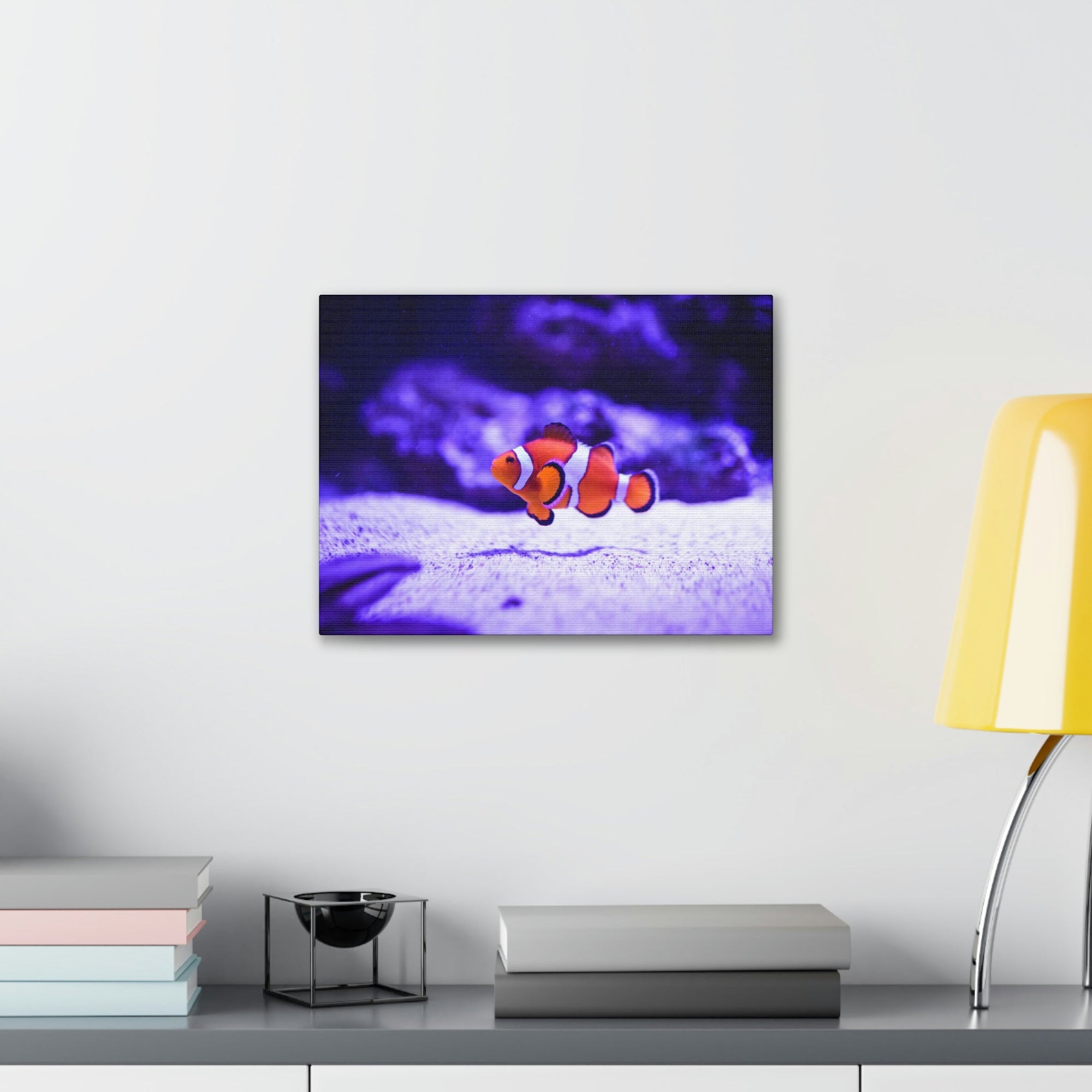 Scripture Walls Majestic Clown Fish Art Majestic Clown Fish Print Animal Wall Art Wildlife Canvas Prints Wall Art Ready to Hang Unframed-Express Your Love Gifts