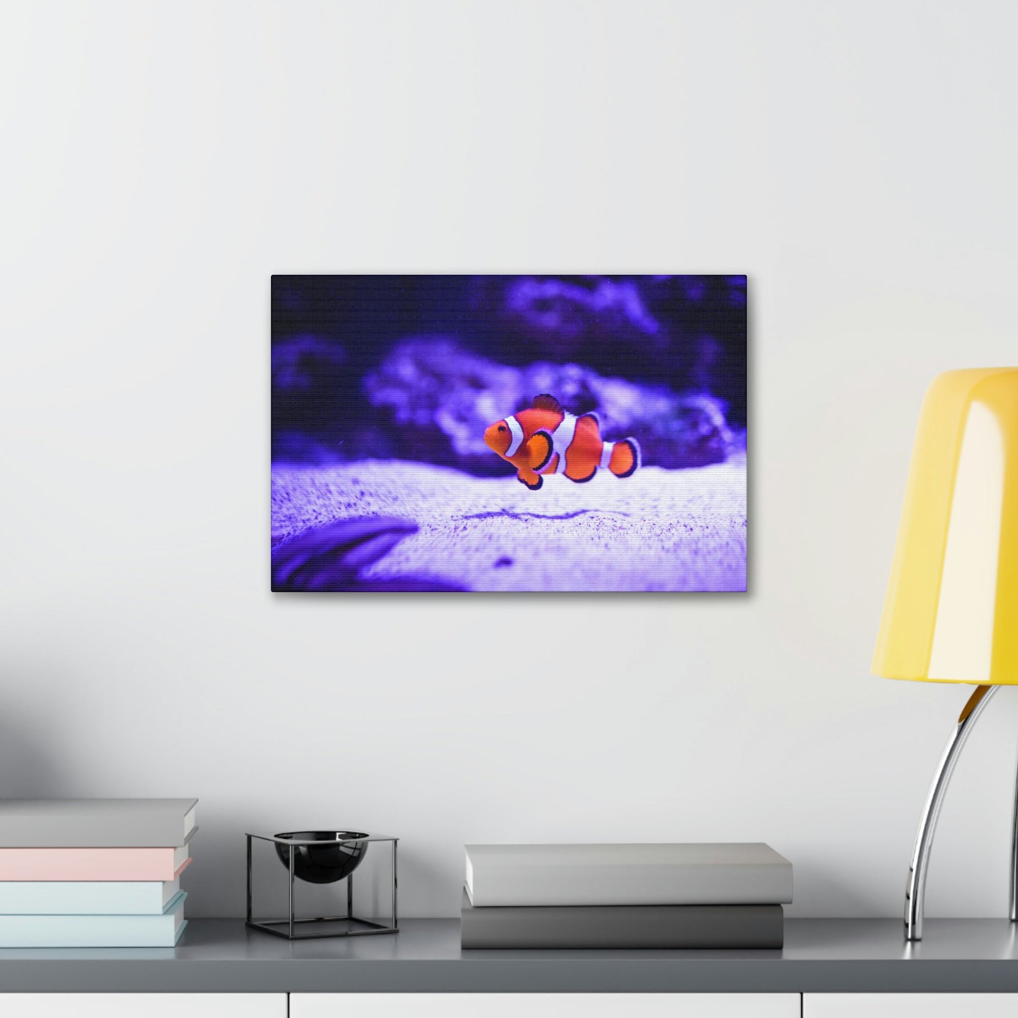 Scripture Walls Majestic Clown Fish Art Majestic Clown Fish Print Animal Wall Art Wildlife Canvas Prints Wall Art Ready to Hang Unframed-Express Your Love Gifts