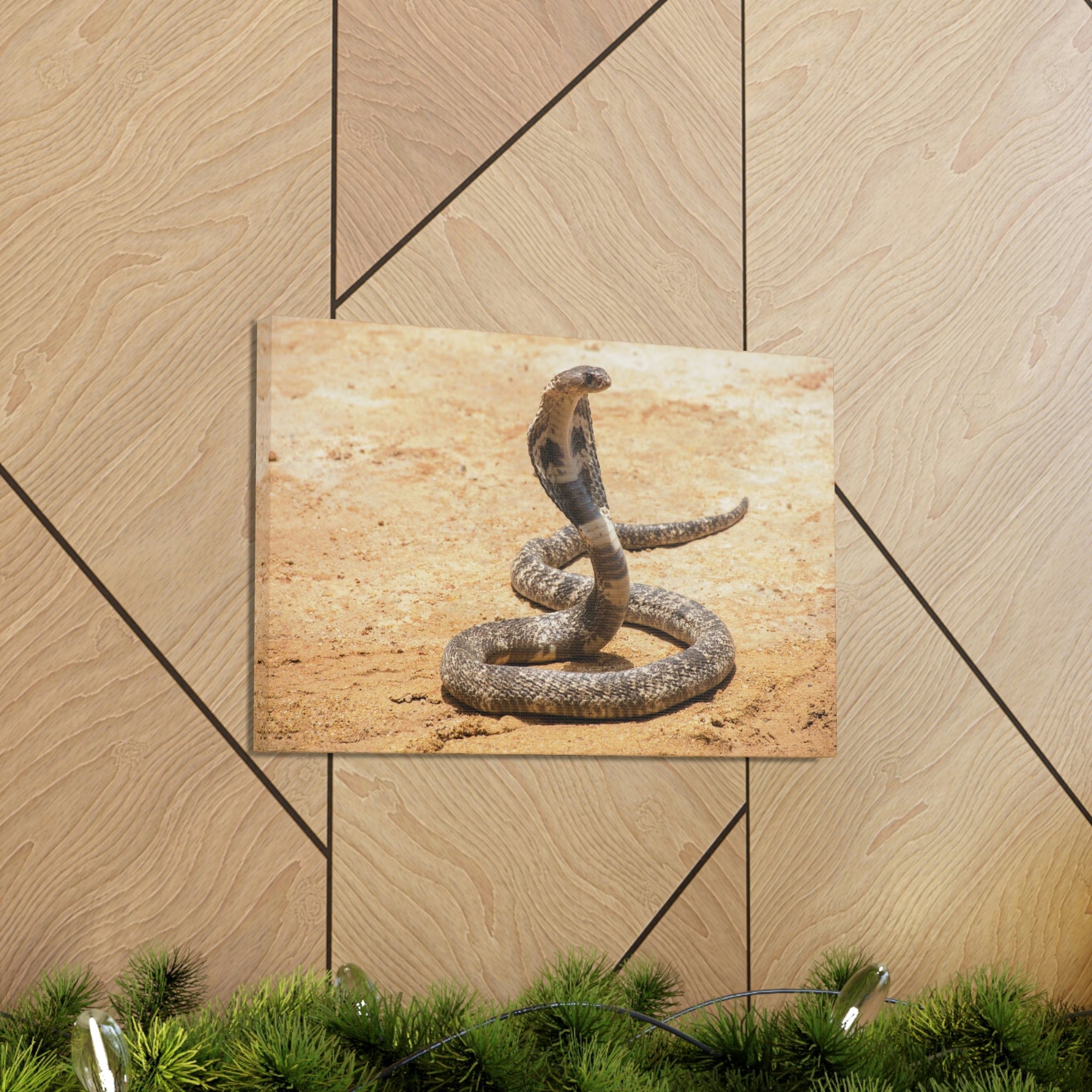 Scripture Walls Majestic Cobra Art Majestic Cobra Print Animal Wall Art Wildlife Canvas Prints Wall Art Ready to Hang Unframed-Express Your Love Gifts