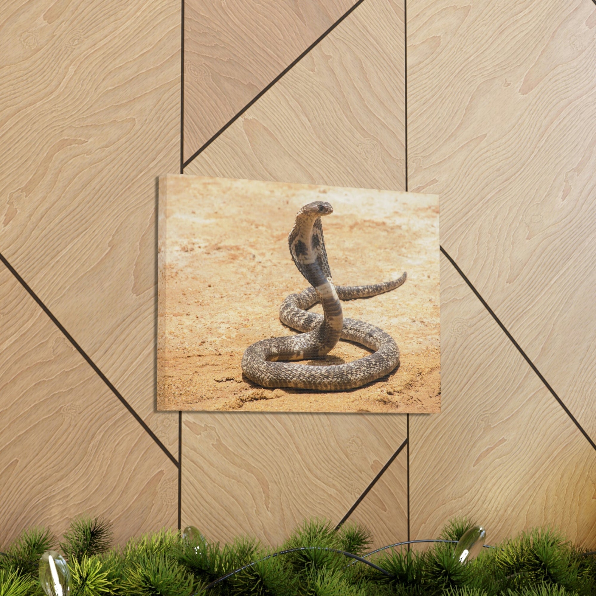 Scripture Walls Majestic Cobra Art Majestic Cobra Print Animal Wall Art Wildlife Canvas Prints Wall Art Ready to Hang Unframed-Express Your Love Gifts