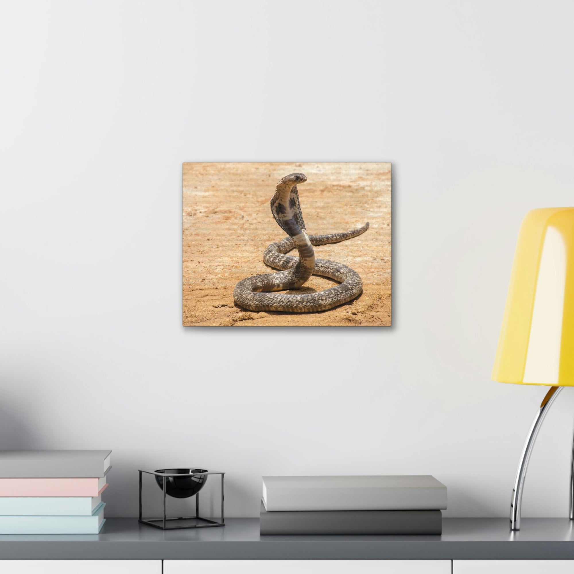 Scripture Walls Majestic Cobra Art Majestic Cobra Print Animal Wall Art Wildlife Canvas Prints Wall Art Ready to Hang Unframed-Express Your Love Gifts