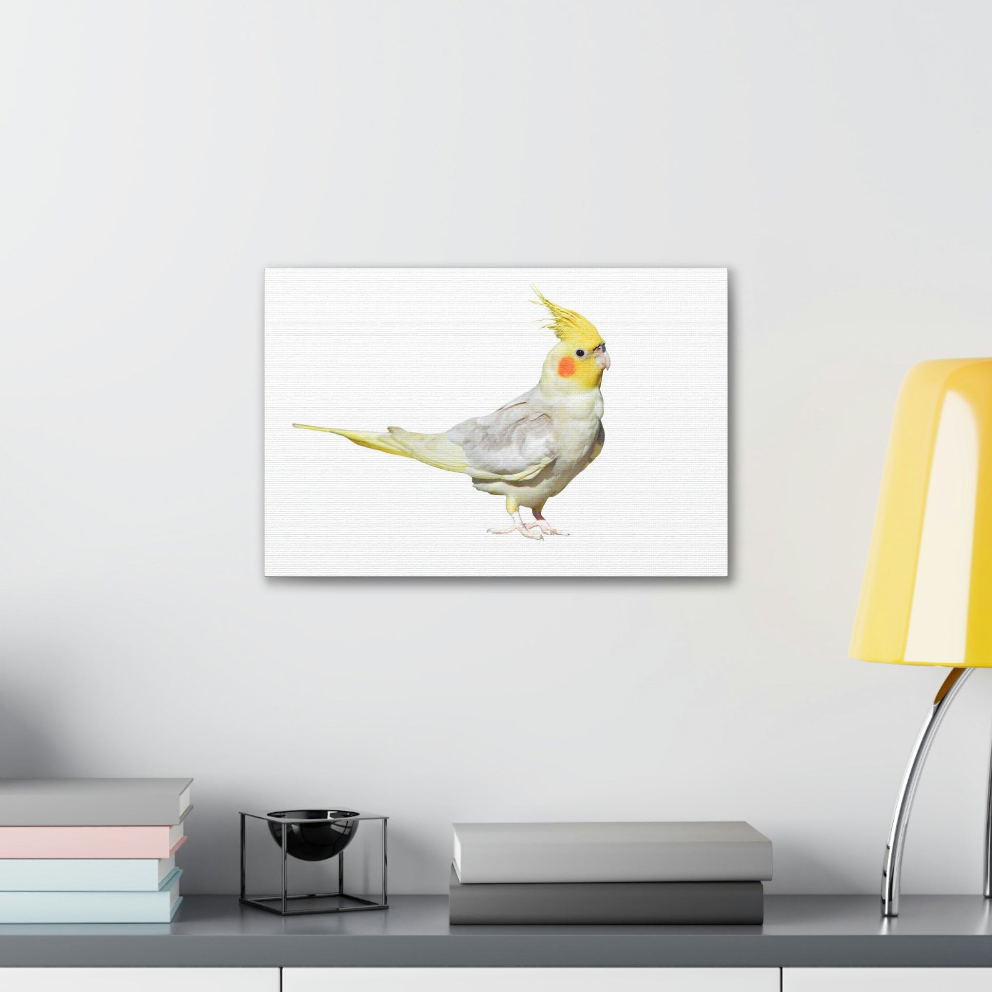 Scripture Walls Majestic Cockatiel Art Majestic Cockatiel Print Animal Wall Art Wildlife Canvas Prints Wall Art Ready to Hang Unframed-Express Your Love Gifts