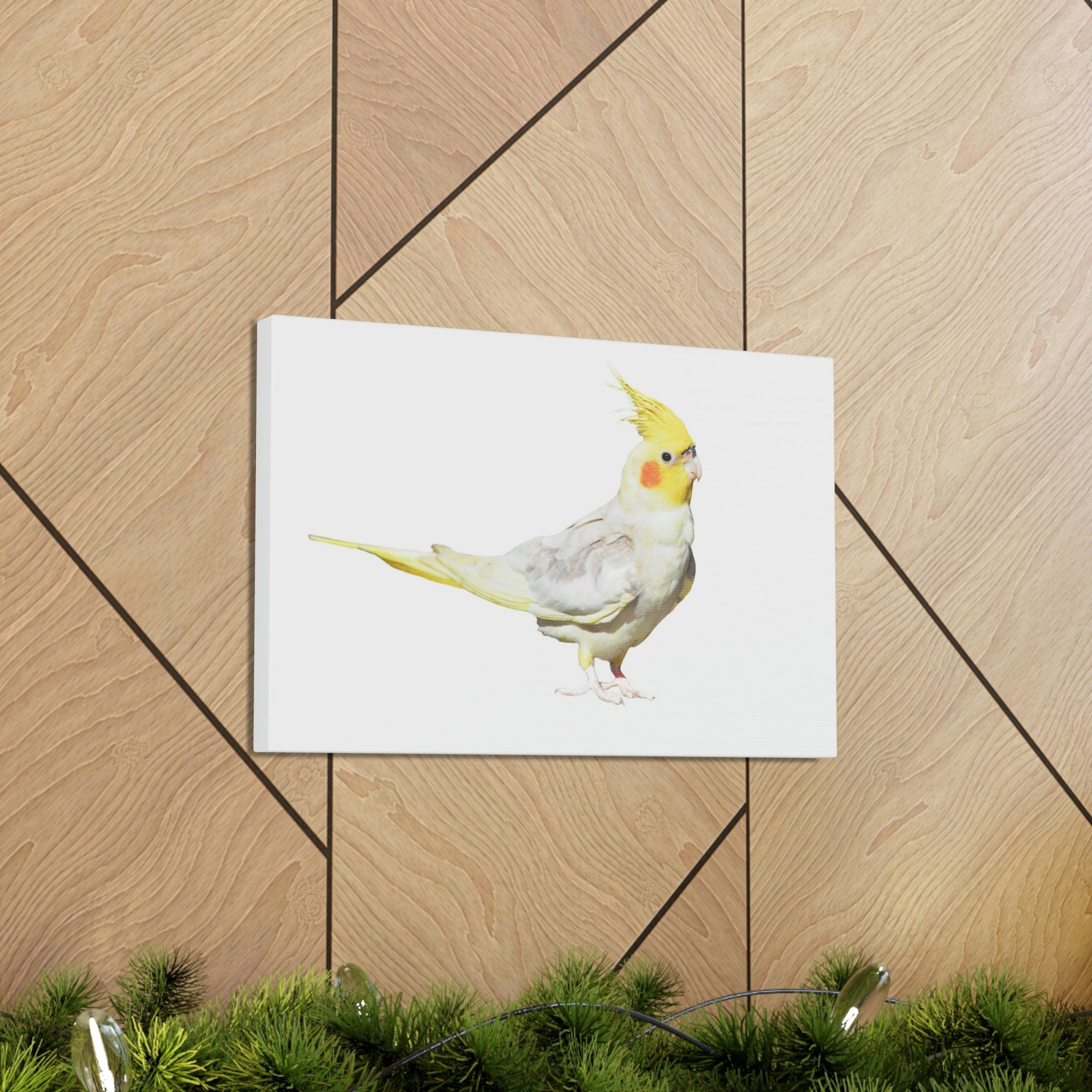 Scripture Walls Majestic Cockatiel Art Majestic Cockatiel Print Animal Wall Art Wildlife Canvas Prints Wall Art Ready to Hang Unframed-Express Your Love Gifts