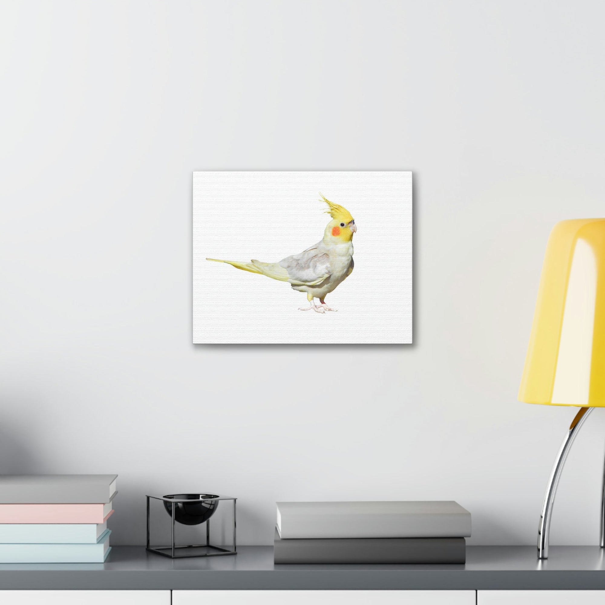 Scripture Walls Majestic Cockatiel Art Majestic Cockatiel Print Animal Wall Art Wildlife Canvas Prints Wall Art Ready to Hang Unframed-Express Your Love Gifts