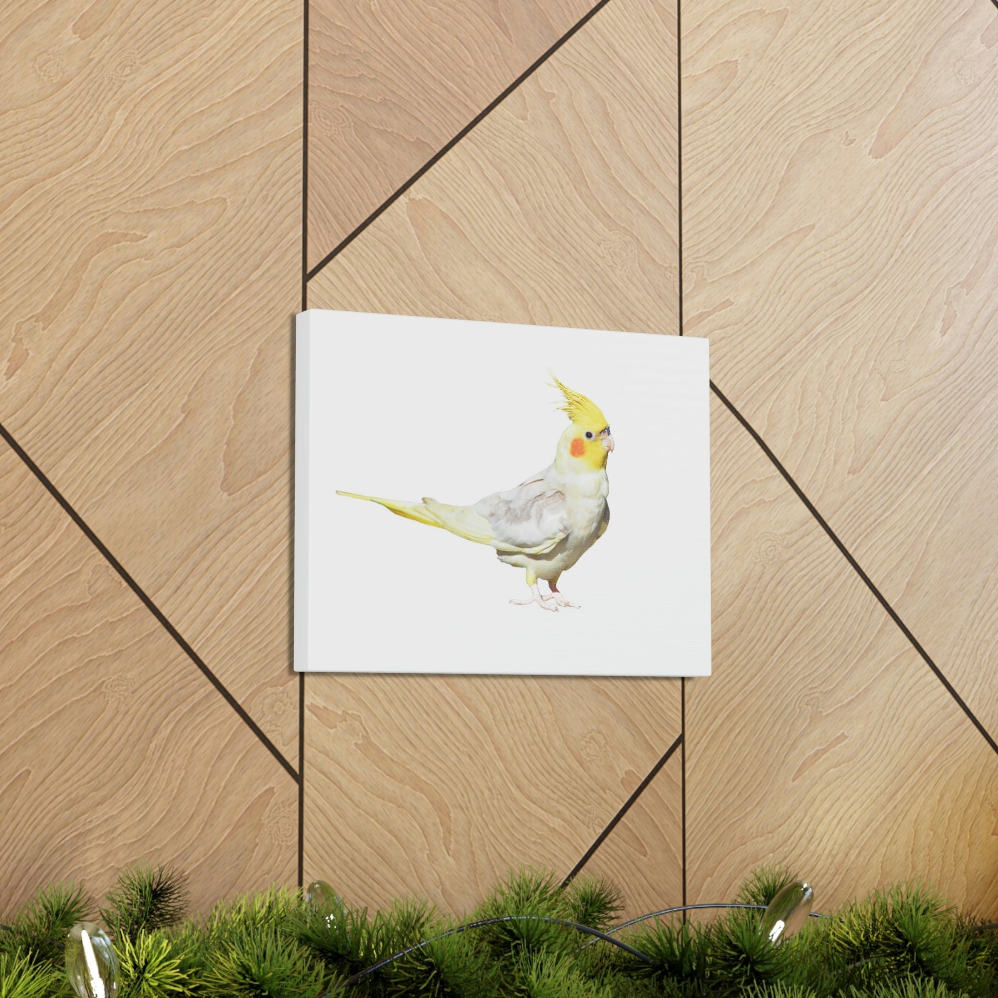 Scripture Walls Majestic Cockatiel Art Majestic Cockatiel Print Animal Wall Art Wildlife Canvas Prints Wall Art Ready to Hang Unframed-Express Your Love Gifts