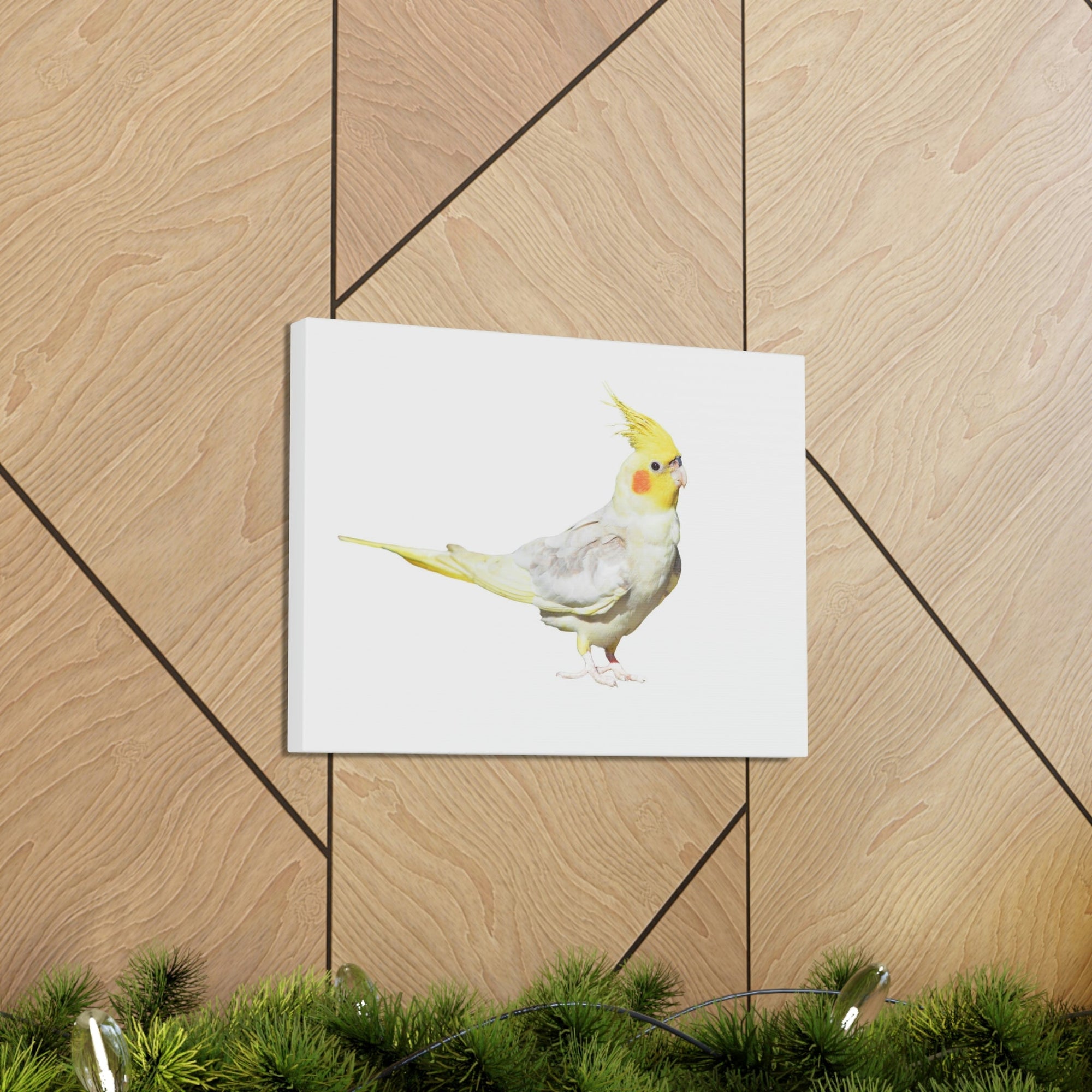 Scripture Walls Majestic Cockatiel Art Majestic Cockatiel Print Animal Wall Art Wildlife Canvas Prints Wall Art Ready to Hang Unframed-Express Your Love Gifts