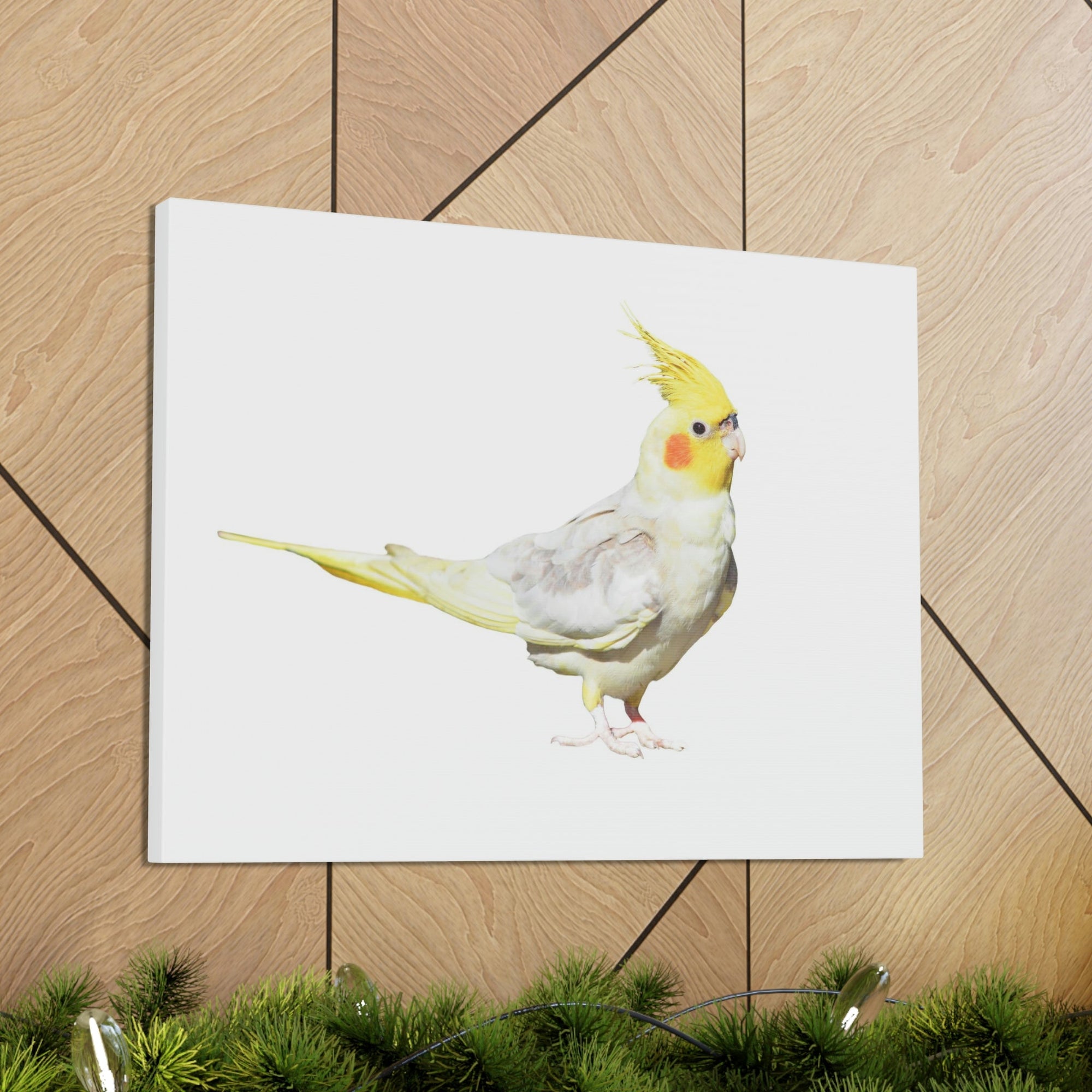 Scripture Walls Majestic Cockatiel Art Majestic Cockatiel Print Animal Wall Art Wildlife Canvas Prints Wall Art Ready to Hang Unframed-Express Your Love Gifts