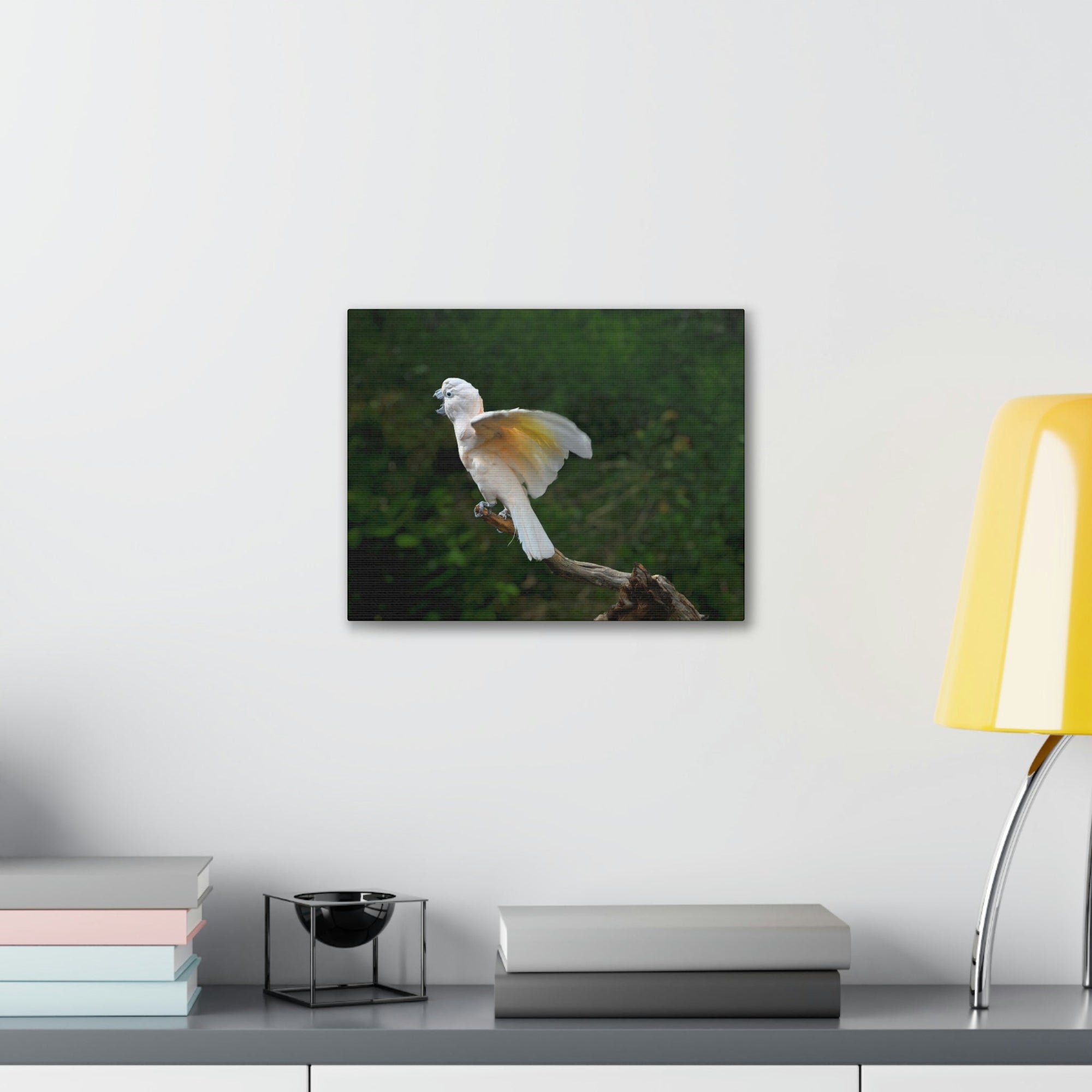 Scripture Walls Majestic Cockatoo Print Animal Wall Art Wildlife Canvas Prints Wall Art Ready to Hang Unframed-Express Your Love Gifts