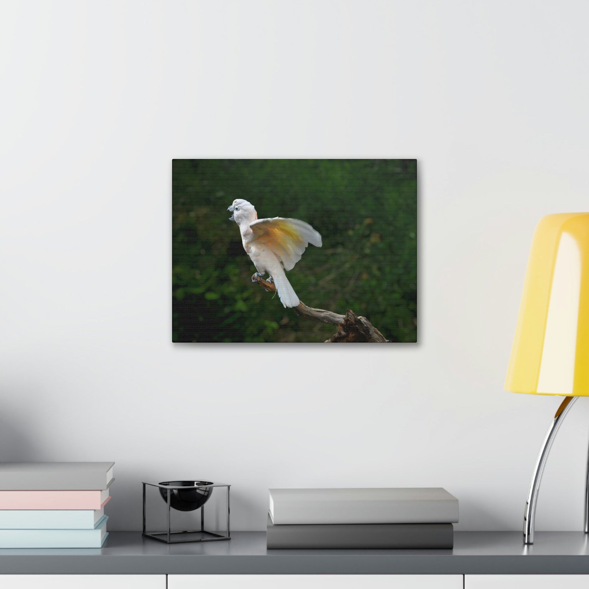 Scripture Walls Majestic Cockatoo Print Animal Wall Art Wildlife Canvas Prints Wall Art Ready to Hang Unframed-Express Your Love Gifts