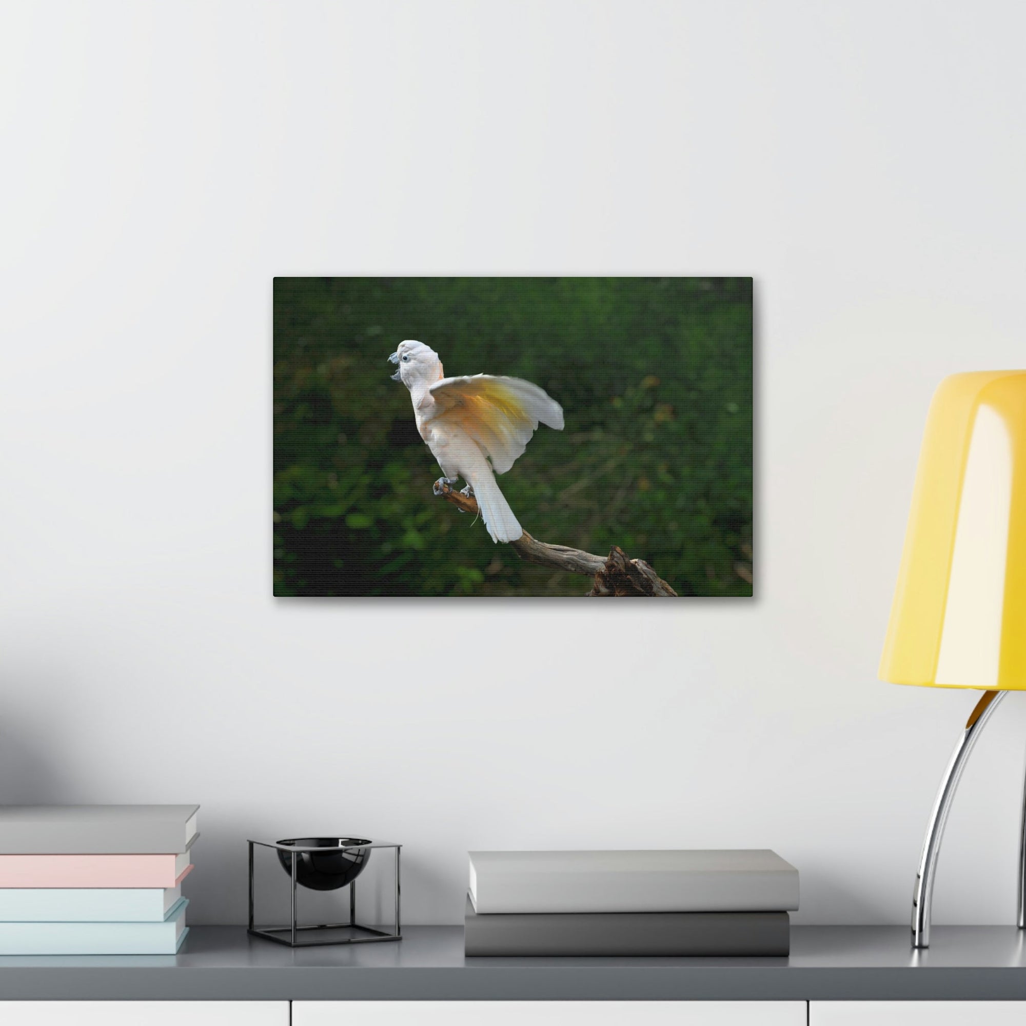 Scripture Walls Majestic Cockatoo Print Animal Wall Art Wildlife Canvas Prints Wall Art Ready to Hang Unframed-Express Your Love Gifts