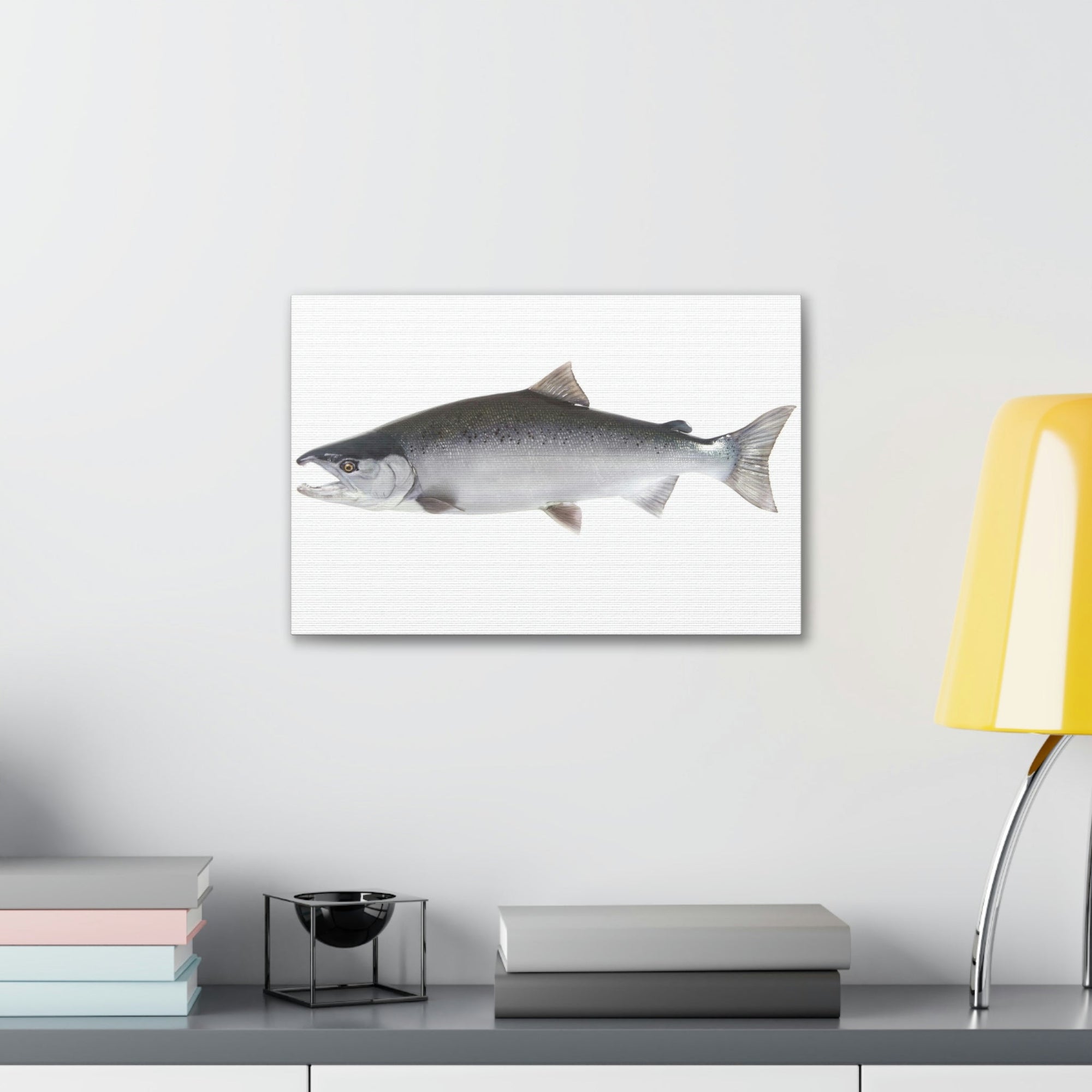 Scripture Walls Majestic Coho Art Majestic Coho Print Animal Wall Art Wildlife Canvas Prints Wall Art Ready to Hang Unframed-Express Your Love Gifts