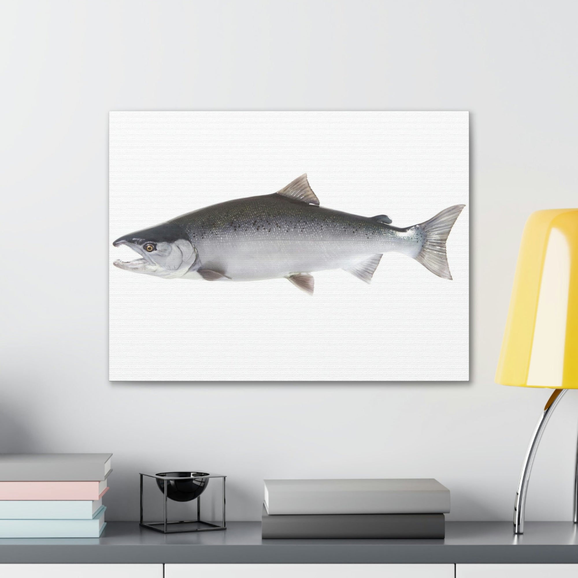 Scripture Walls Majestic Coho Art Majestic Coho Print Animal Wall Art Wildlife Canvas Prints Wall Art Ready to Hang Unframed-Express Your Love Gifts