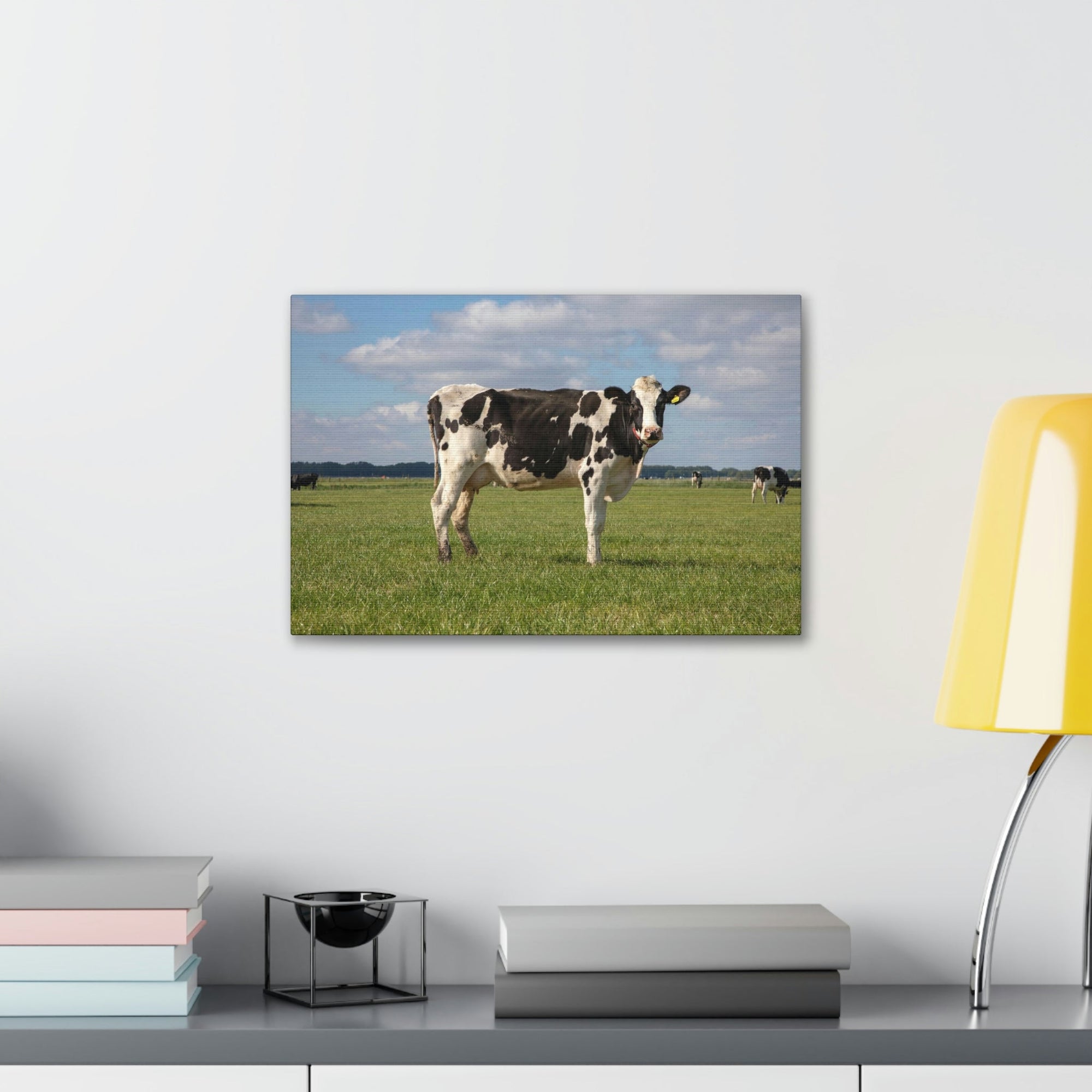 Scripture Walls Majestic Cow Art Majestic Cow Print Animal Wall Art Wildlife Canvas Prints Wall Art Ready to Hang Unframed-Express Your Love Gifts