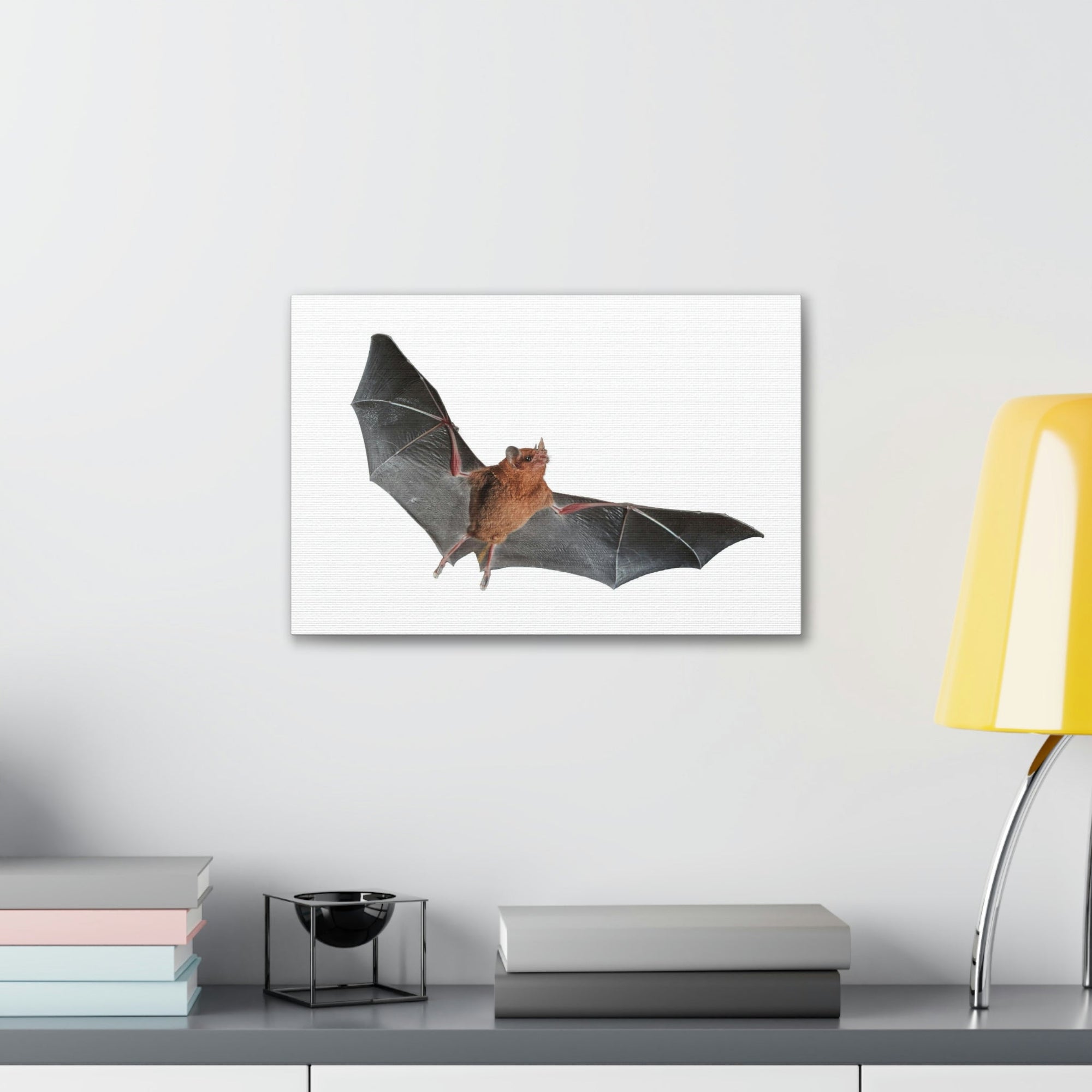 Scripture Walls Majestic Indoor Bat Print Animal Wall Art Wildlife Canvas Prints Wall Art Ready to Hang Unframed-Express Your Love Gifts