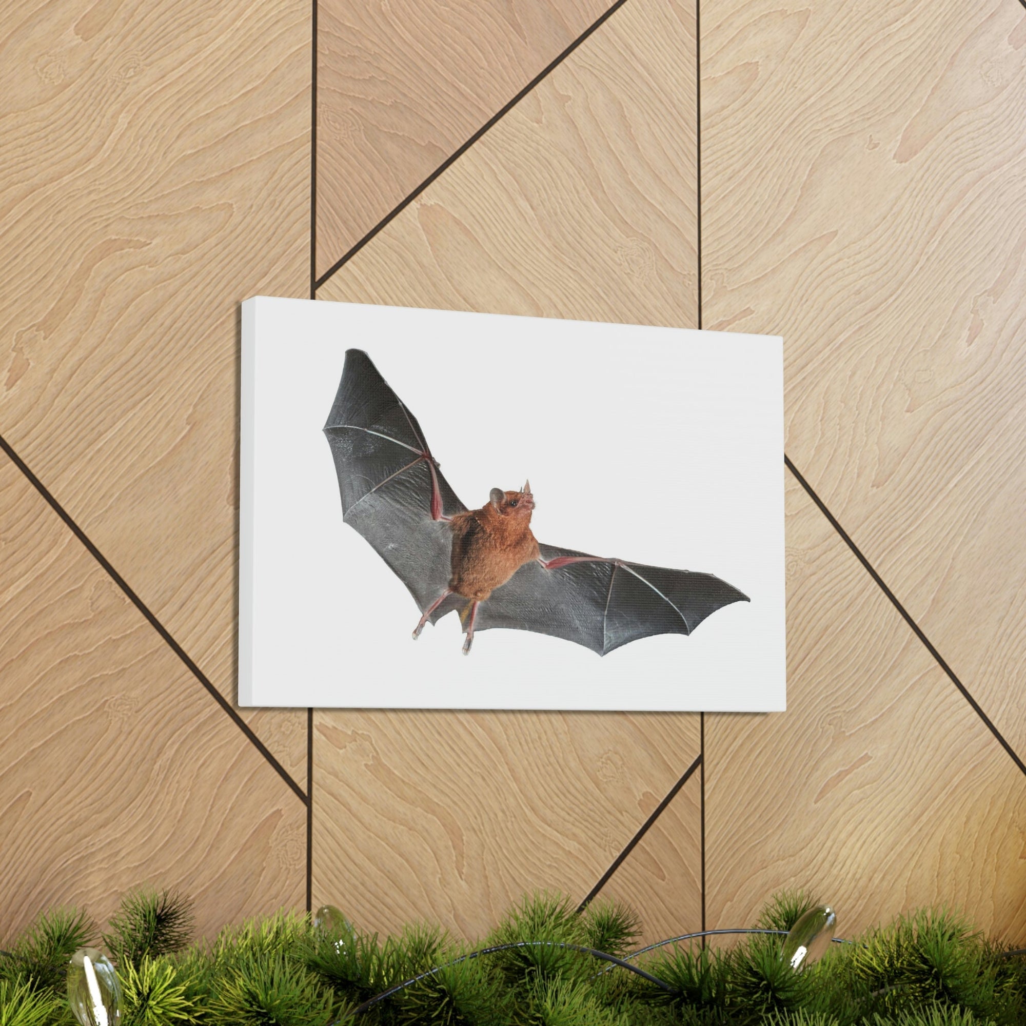 Scripture Walls Majestic Indoor Bat Print Animal Wall Art Wildlife Canvas Prints Wall Art Ready to Hang Unframed-Express Your Love Gifts