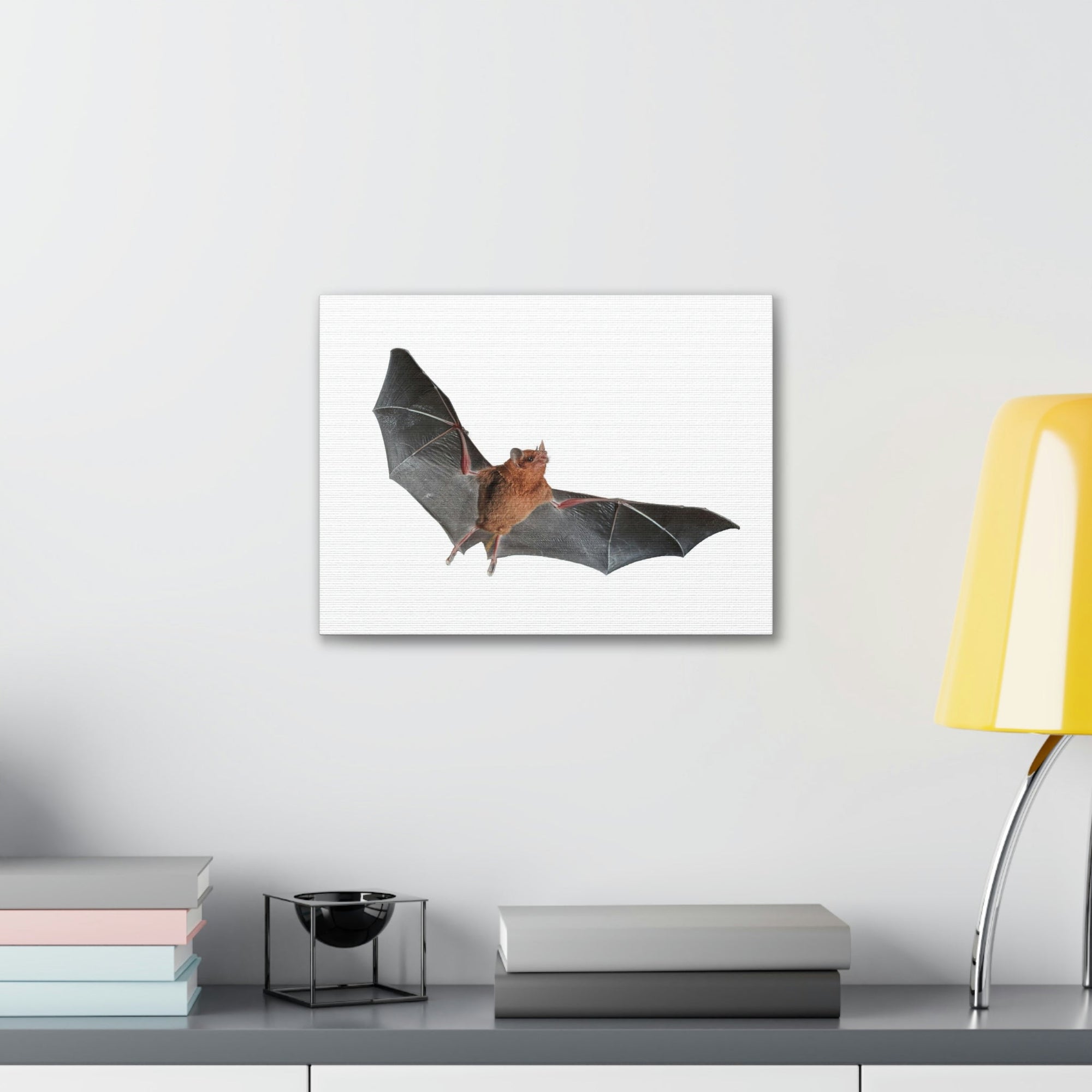 Scripture Walls Majestic Indoor Bat Print Animal Wall Art Wildlife Canvas Prints Wall Art Ready to Hang Unframed-Express Your Love Gifts