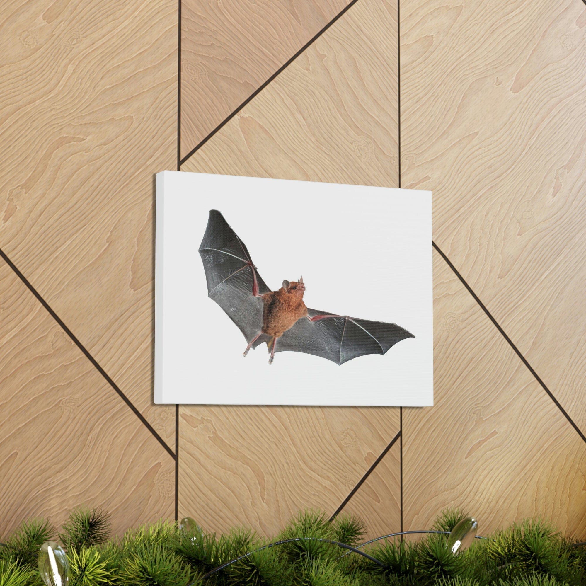 Scripture Walls Majestic Indoor Bat Print Animal Wall Art Wildlife Canvas Prints Wall Art Ready to Hang Unframed-Express Your Love Gifts