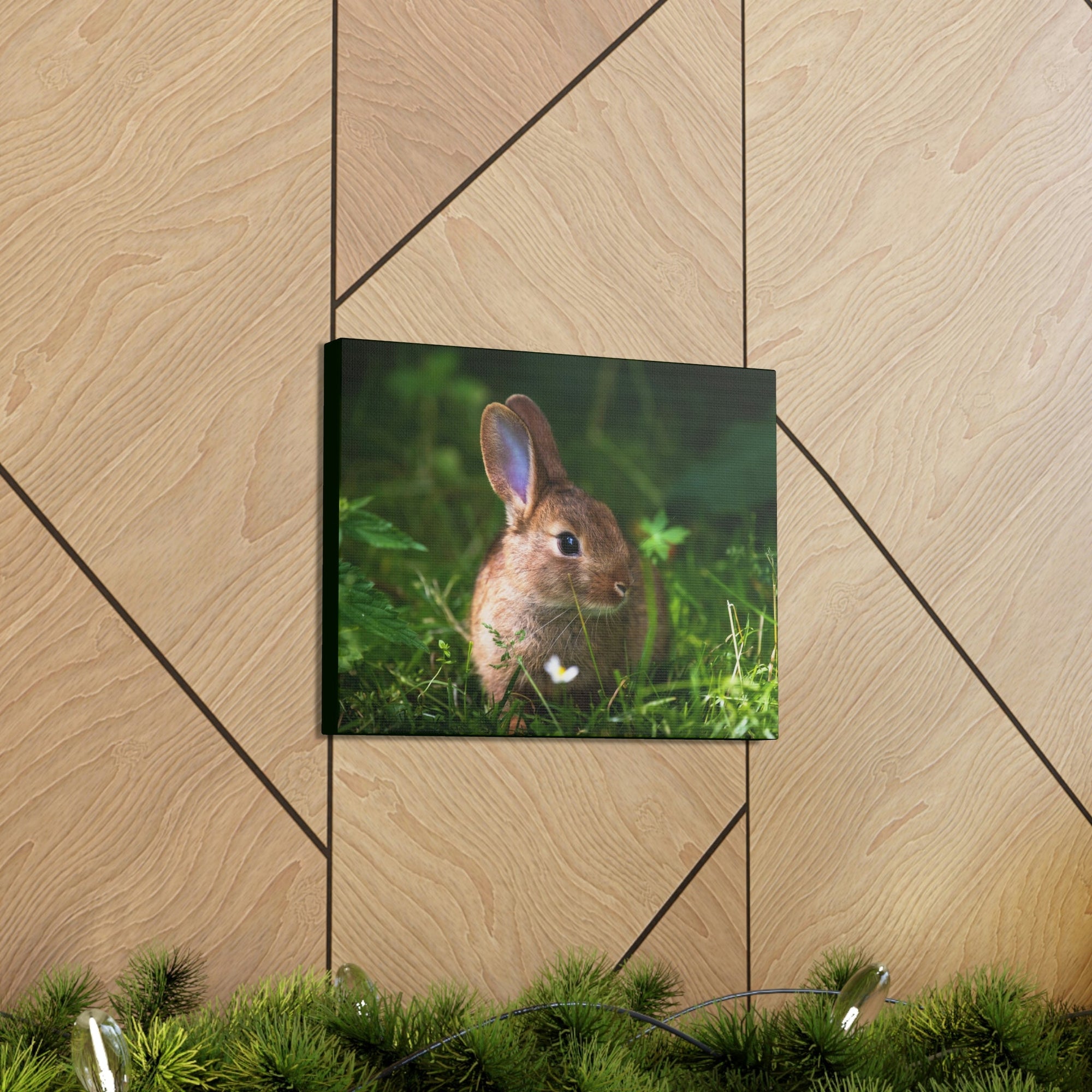 Scripture Walls Majestic Rabbit Art Majestic Rabbit Print Animal Wall Art Wildlife Canvas Prints Wall Art Ready to Hang Unframed-Express Your Love Gifts