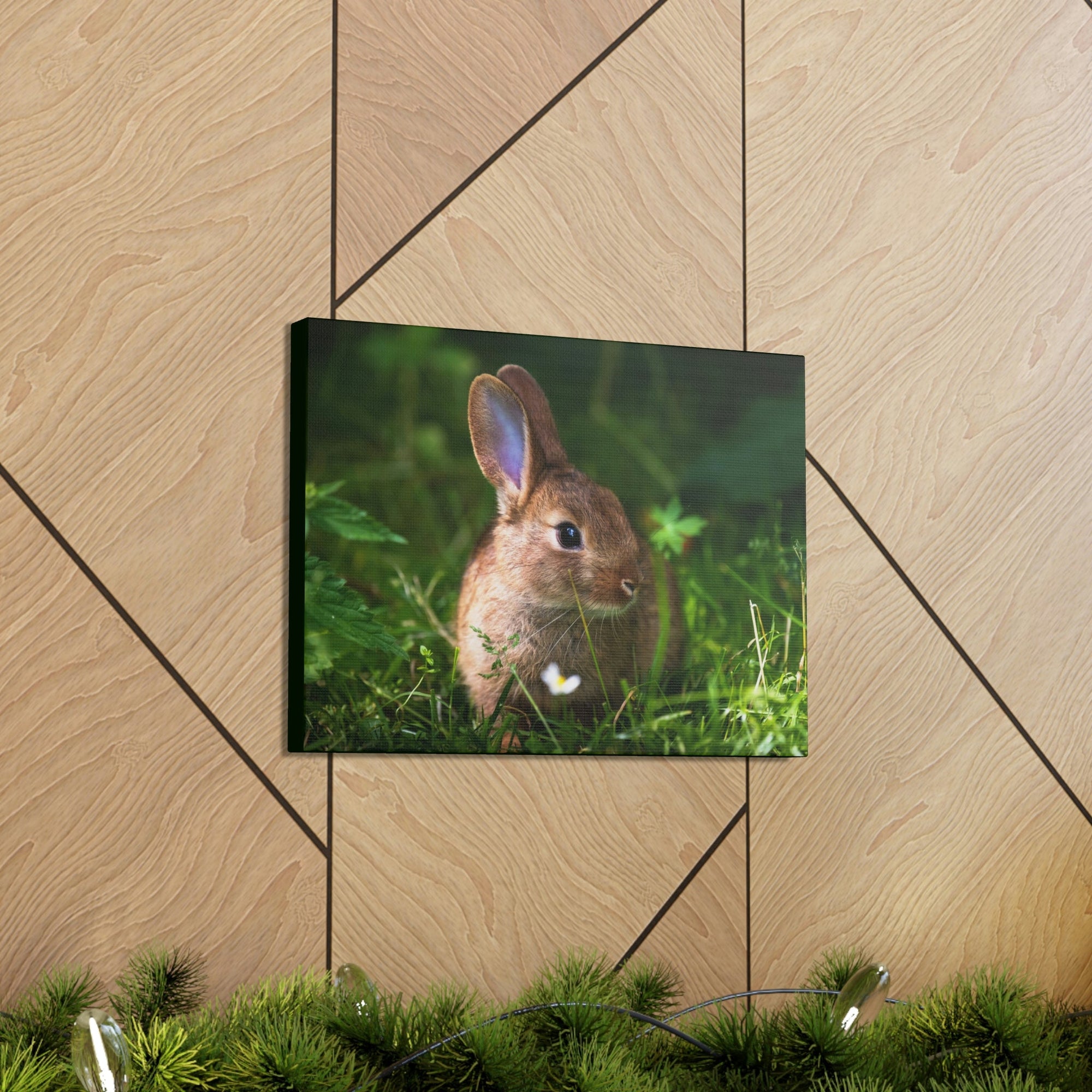 Scripture Walls Majestic Rabbit Art Majestic Rabbit Print Animal Wall Art Wildlife Canvas Prints Wall Art Ready to Hang Unframed-Express Your Love Gifts