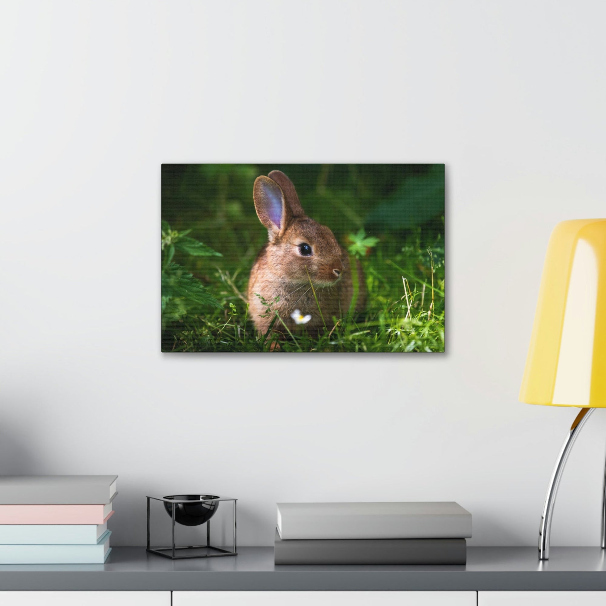 Scripture Walls Majestic Rabbit Art Majestic Rabbit Print Animal Wall Art Wildlife Canvas Prints Wall Art Ready to Hang Unframed-Express Your Love Gifts