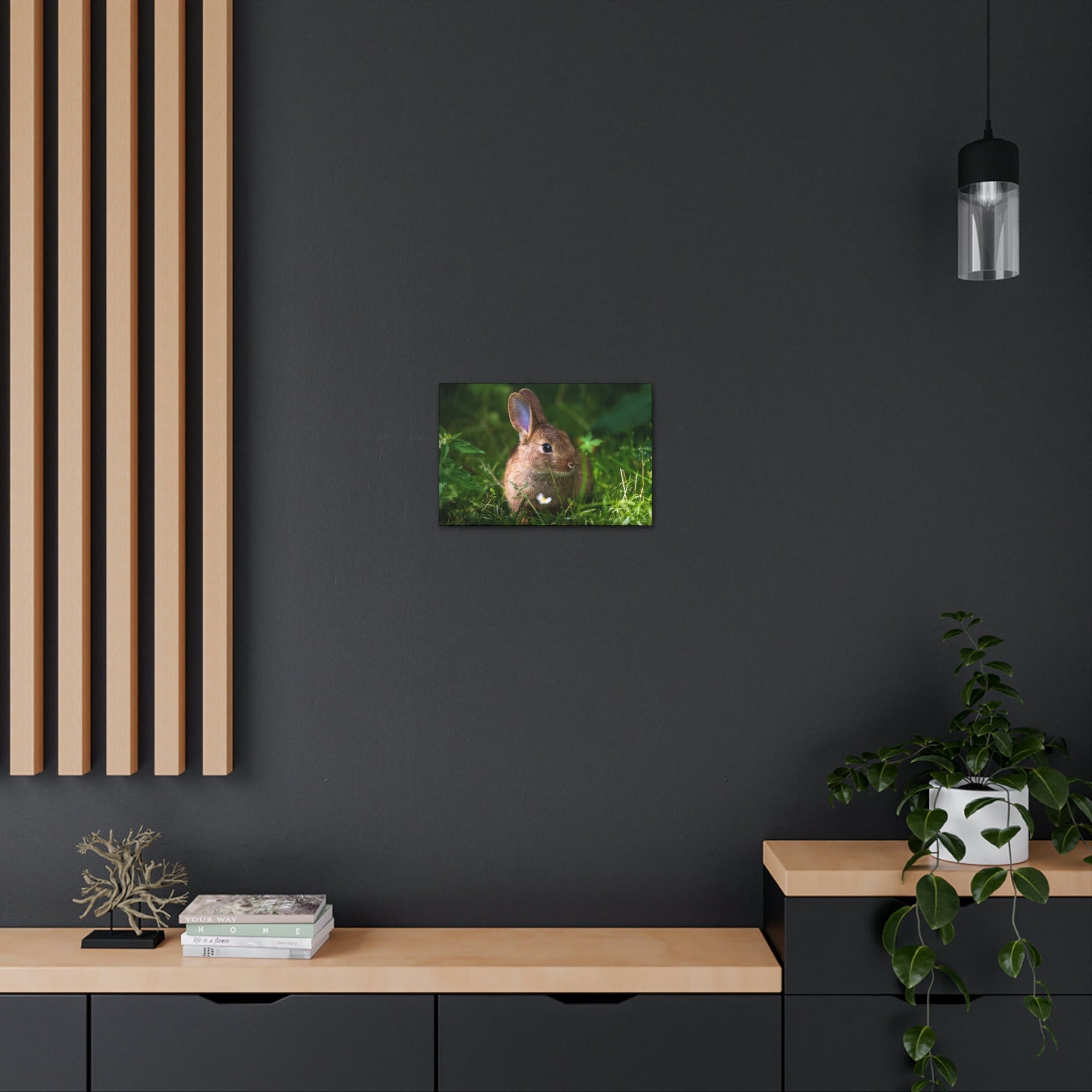 Scripture Walls Majestic Rabbit Art Majestic Rabbit Print Animal Wall Art Wildlife Canvas Prints Wall Art Ready to Hang Unframed-Express Your Love Gifts