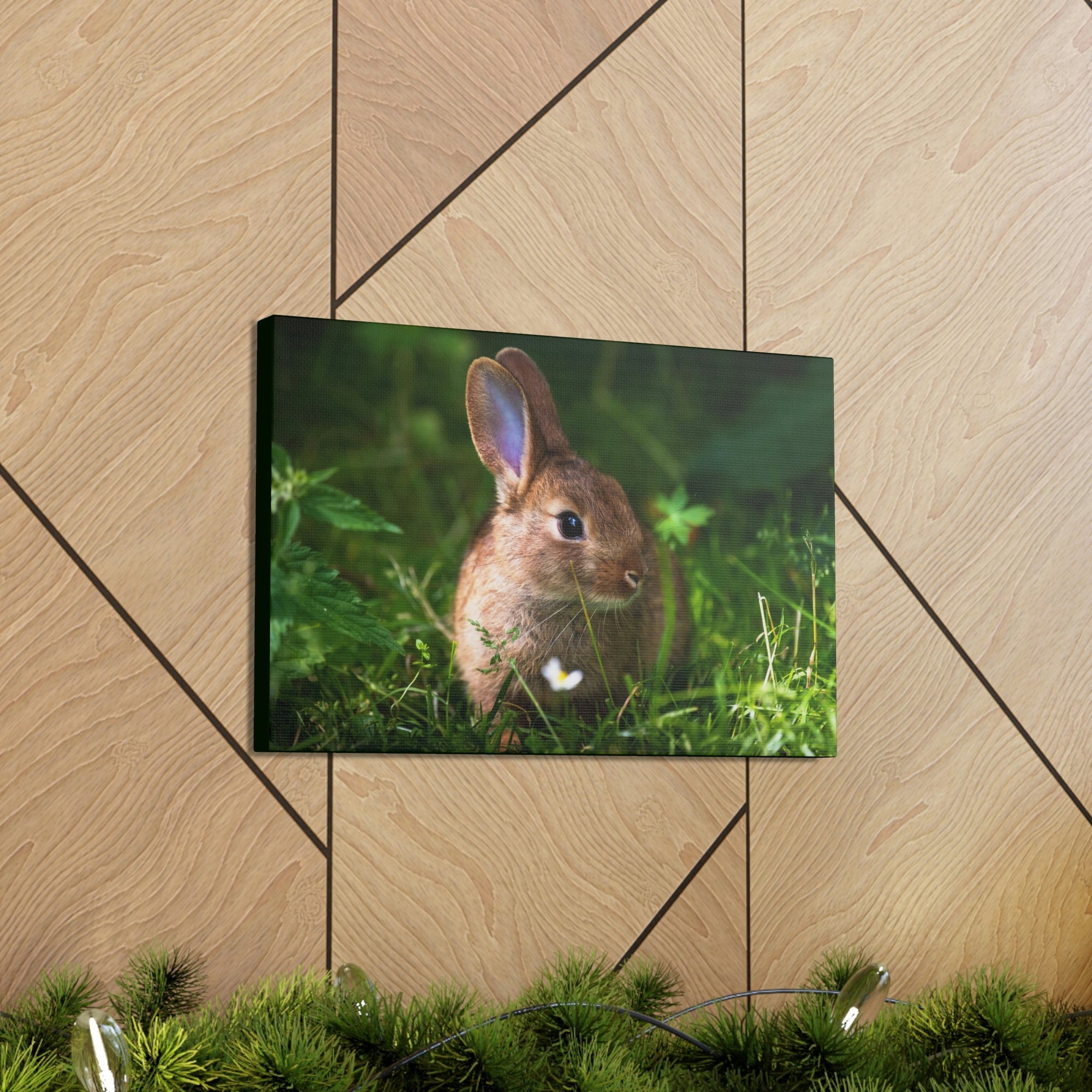 Scripture Walls Majestic Rabbit Art Majestic Rabbit Print Animal Wall Art Wildlife Canvas Prints Wall Art Ready to Hang Unframed-Express Your Love Gifts