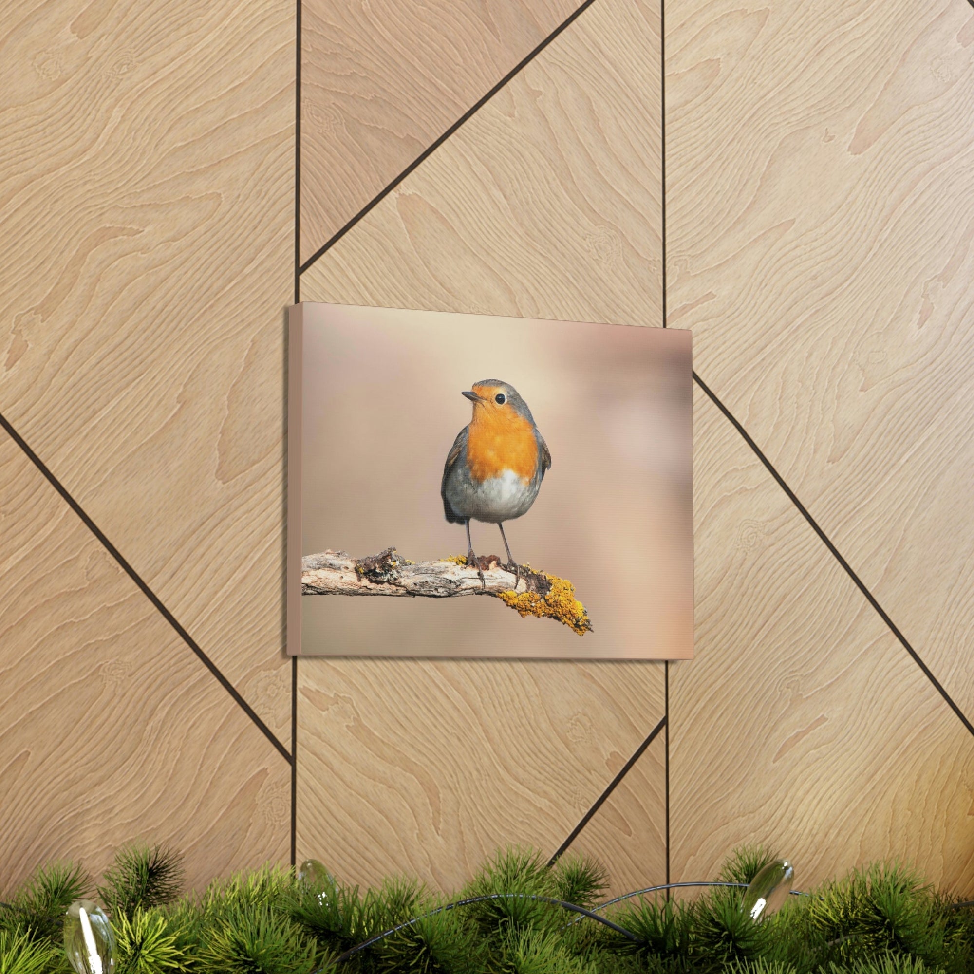 Scripture Walls Majestic Robin Art Majestic Robin Print Animal Wall Art Wildlife Canvas Prints Wall Art Ready to Hang Unframed-Express Your Love Gifts