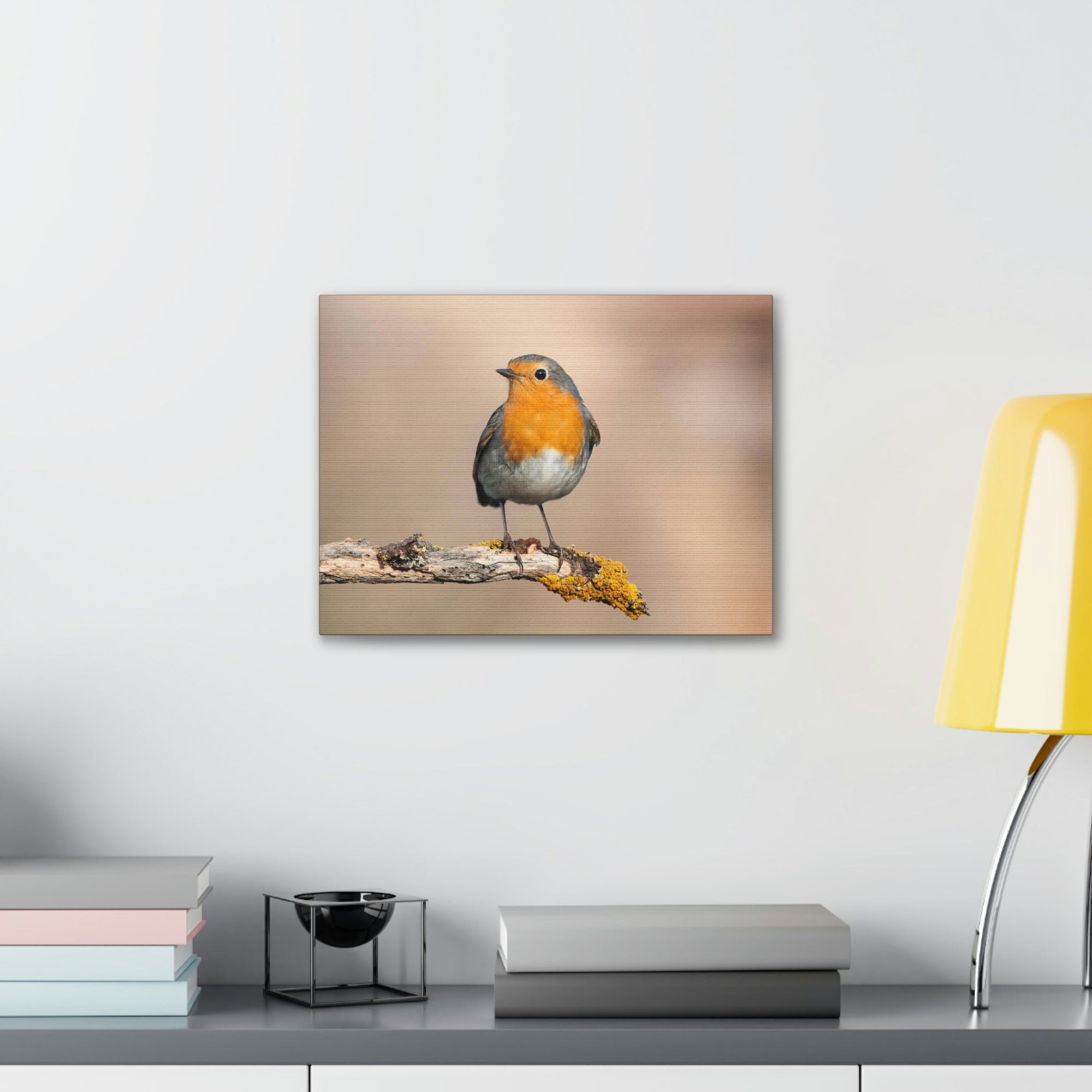 Scripture Walls Majestic Robin Art Majestic Robin Print Animal Wall Art Wildlife Canvas Prints Wall Art Ready to Hang Unframed-Express Your Love Gifts